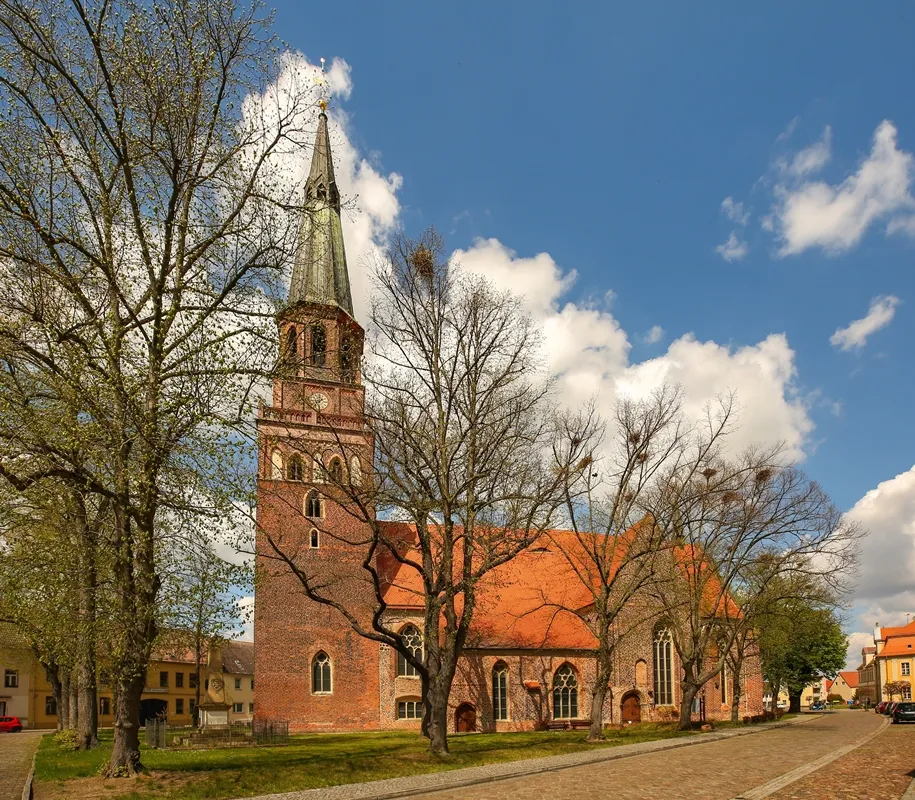 Photo showing: Stadtkirche St. Marien in Prettin