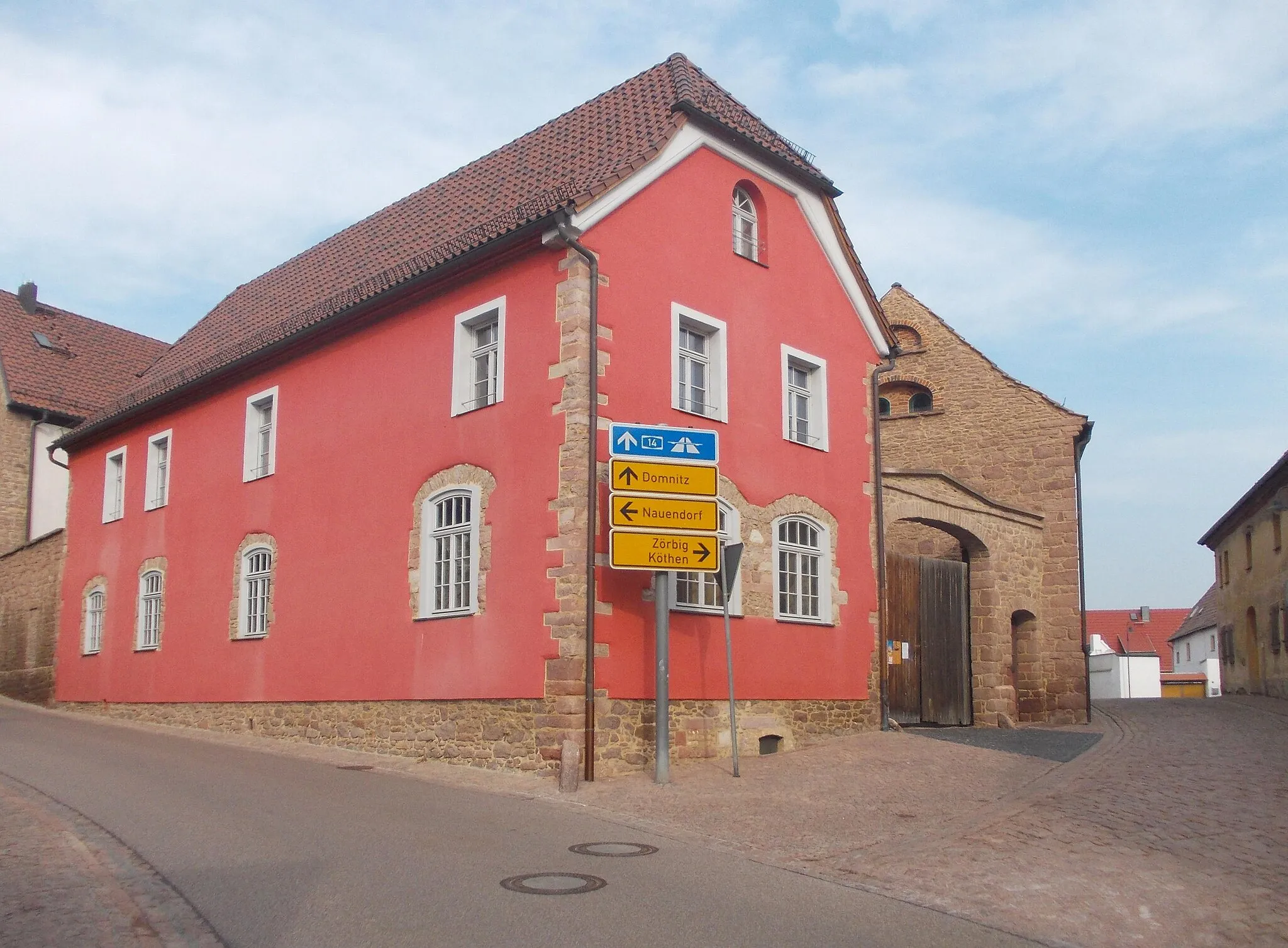 Photo showing: Municipal estate in Löbejün (Wettin-Löbejün, district: Saalekreis, Saxony-Anhalt)