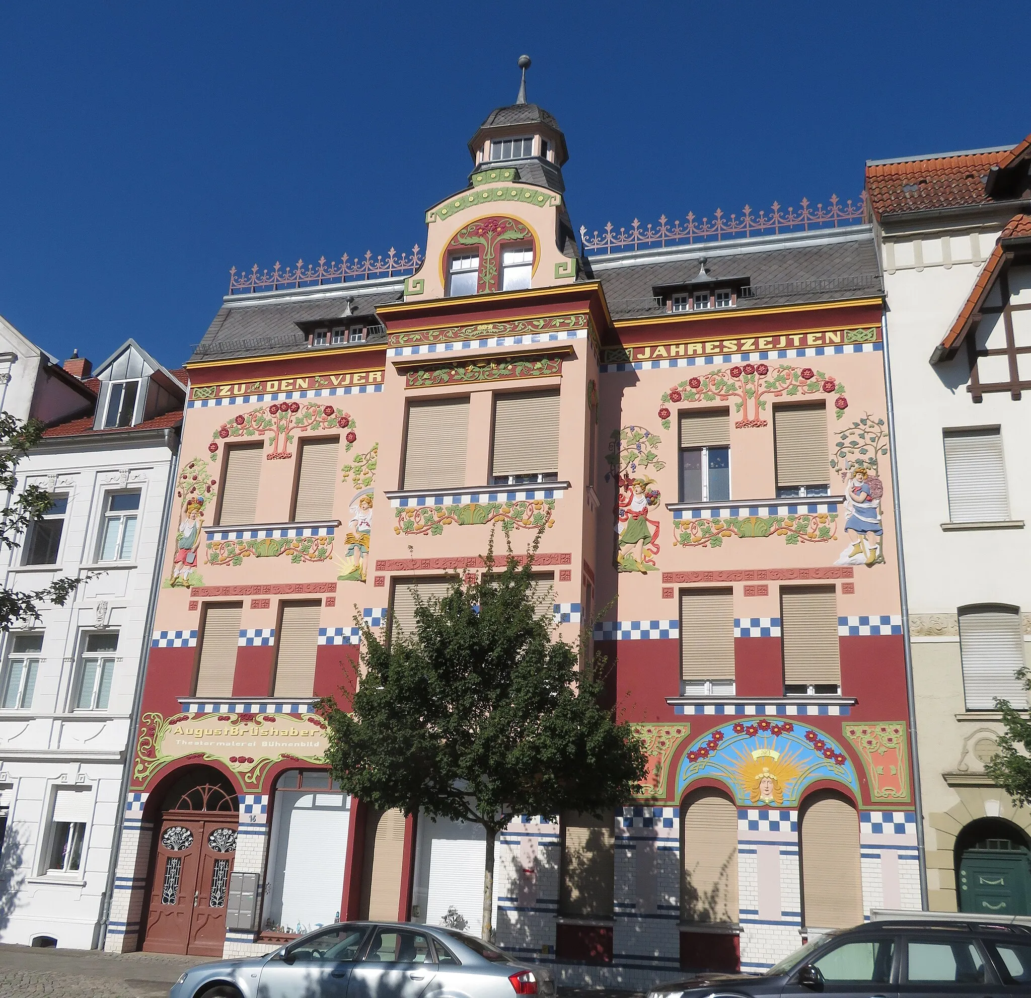 Photo showing: Haus zu den Vier Jahreszeiten, Wittenberge, Saxony Anhalt, Germany