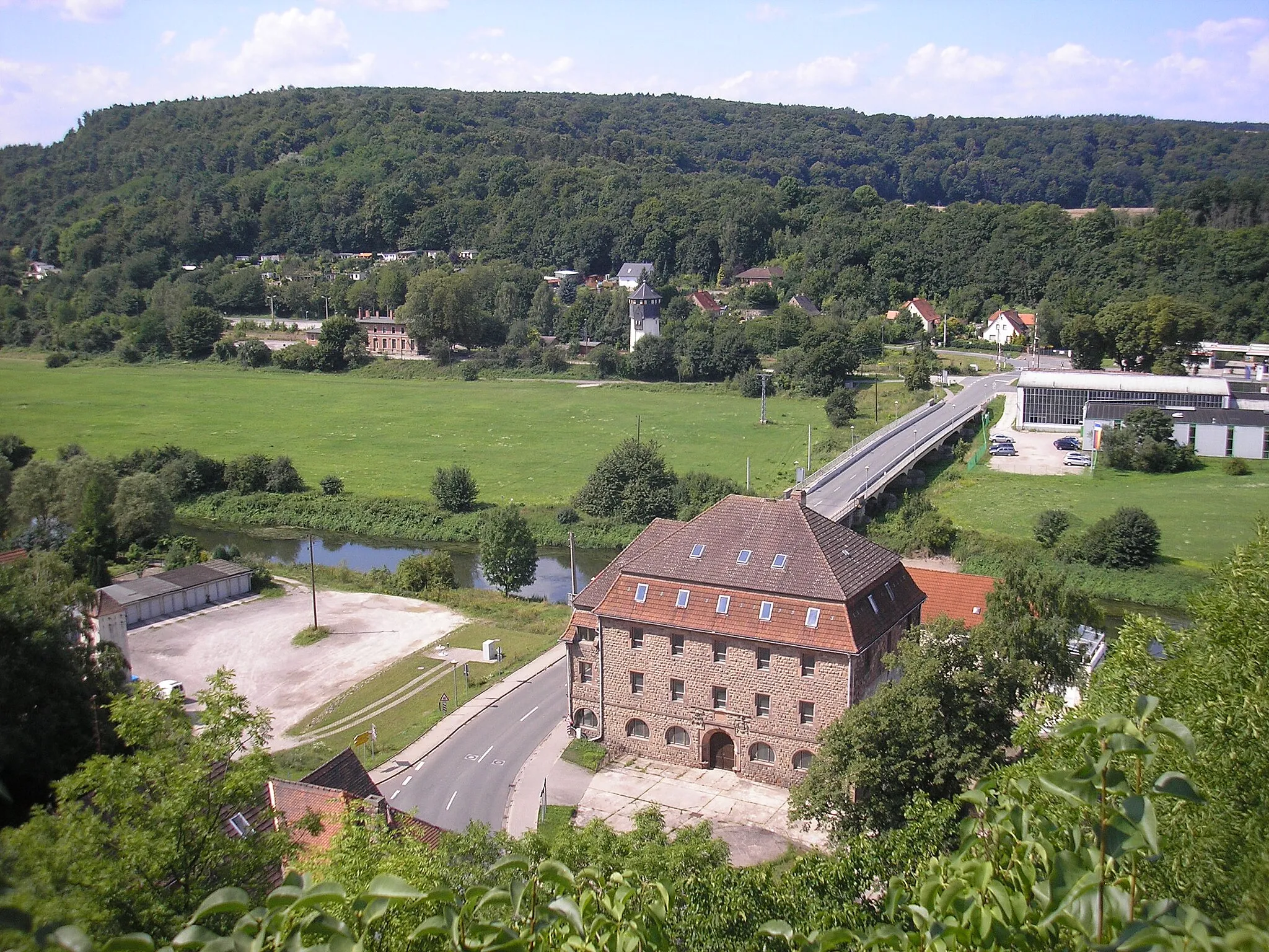 Photo showing: Die Brücke über die Unstrut in Nebra (Sachsen-Anhalt).