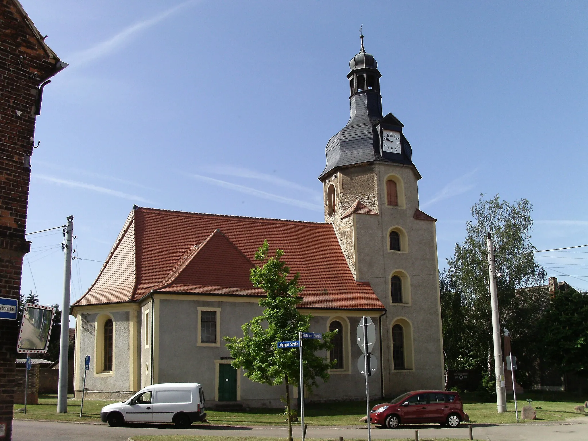 Photo showing: St. Vitus Church in Döllnitz (Schkopau, district of Saalekreis, Saxony-Anhalt)