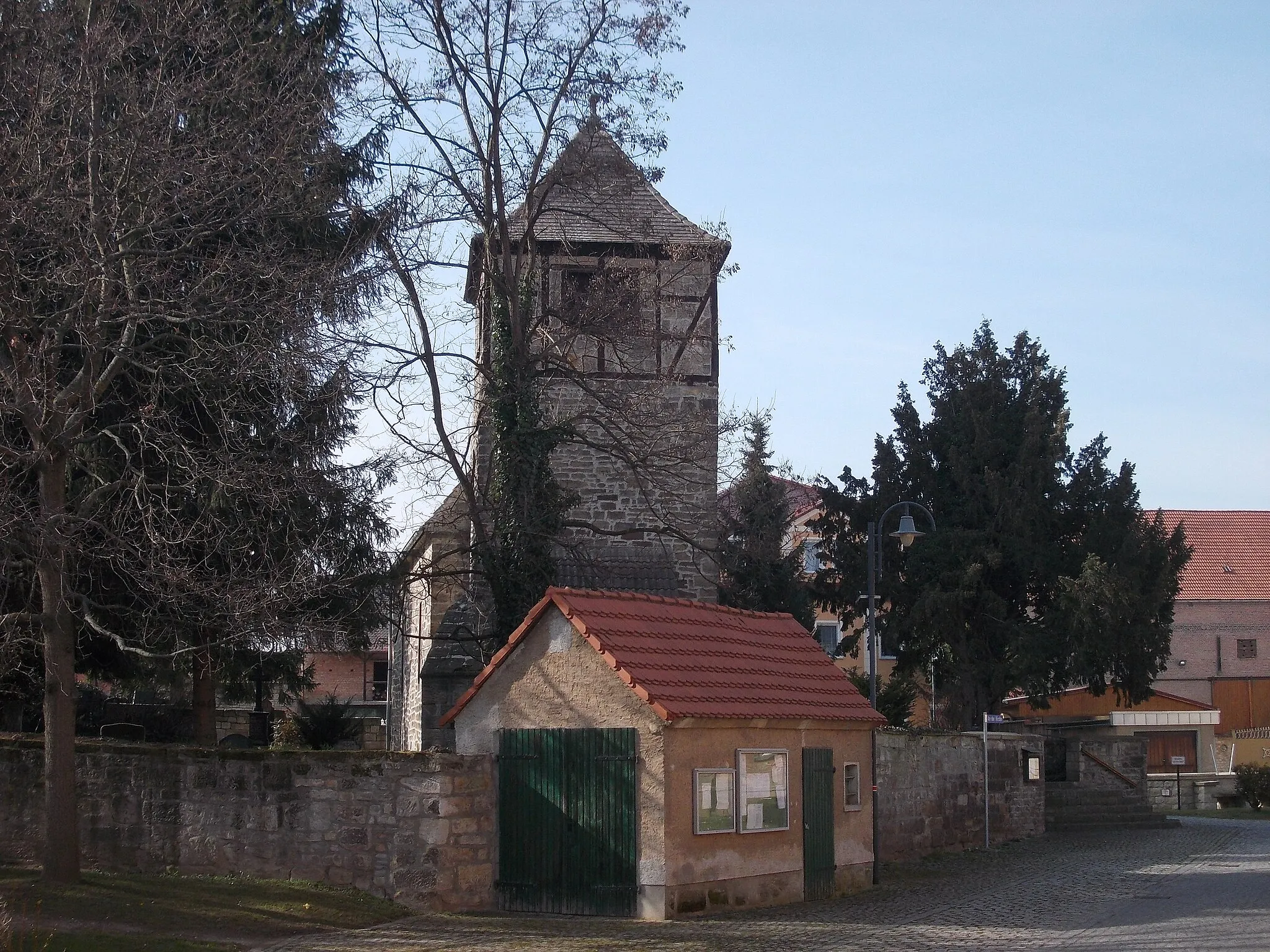 Photo showing: Our Good Shepherd Church in Golzen  (Bad Bibra, district: Burgenlandkreis, Saxony-Anhalt)