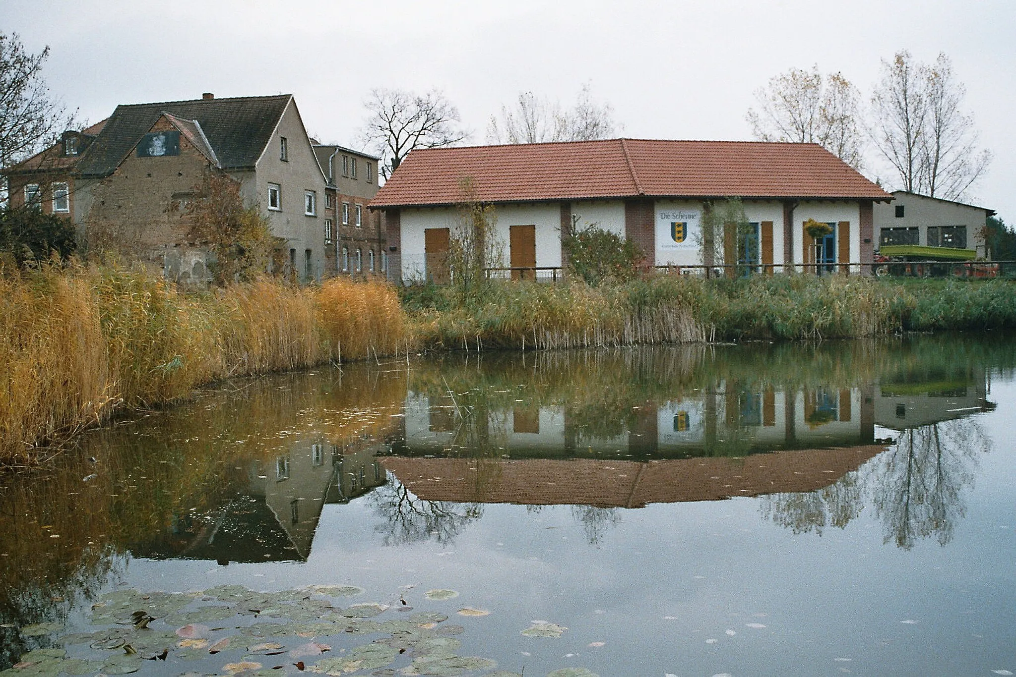 Photo showing: Kötschlitz (Leuna)- the village pond