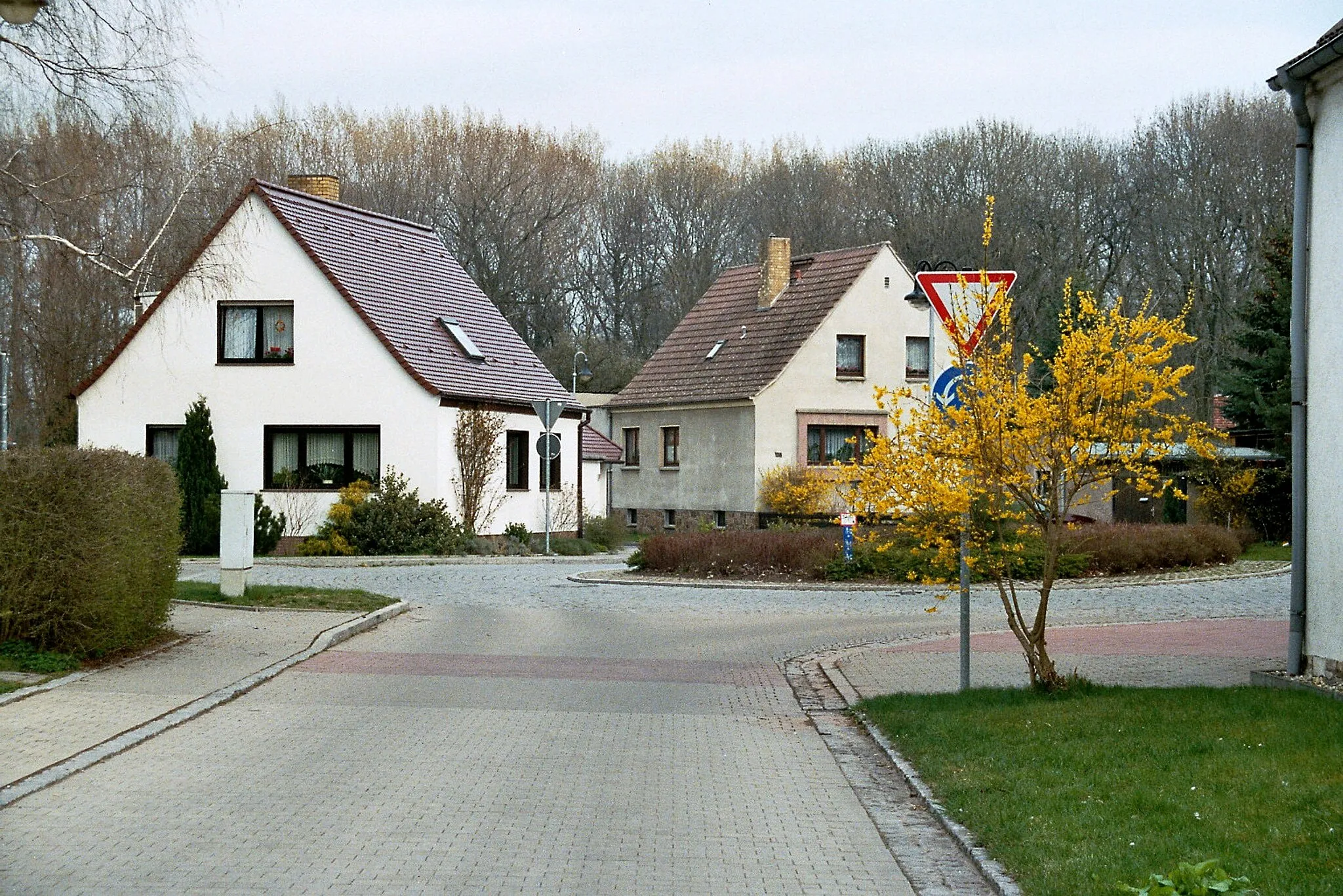 Photo showing: Zschöchergen (Leuna), roundabout