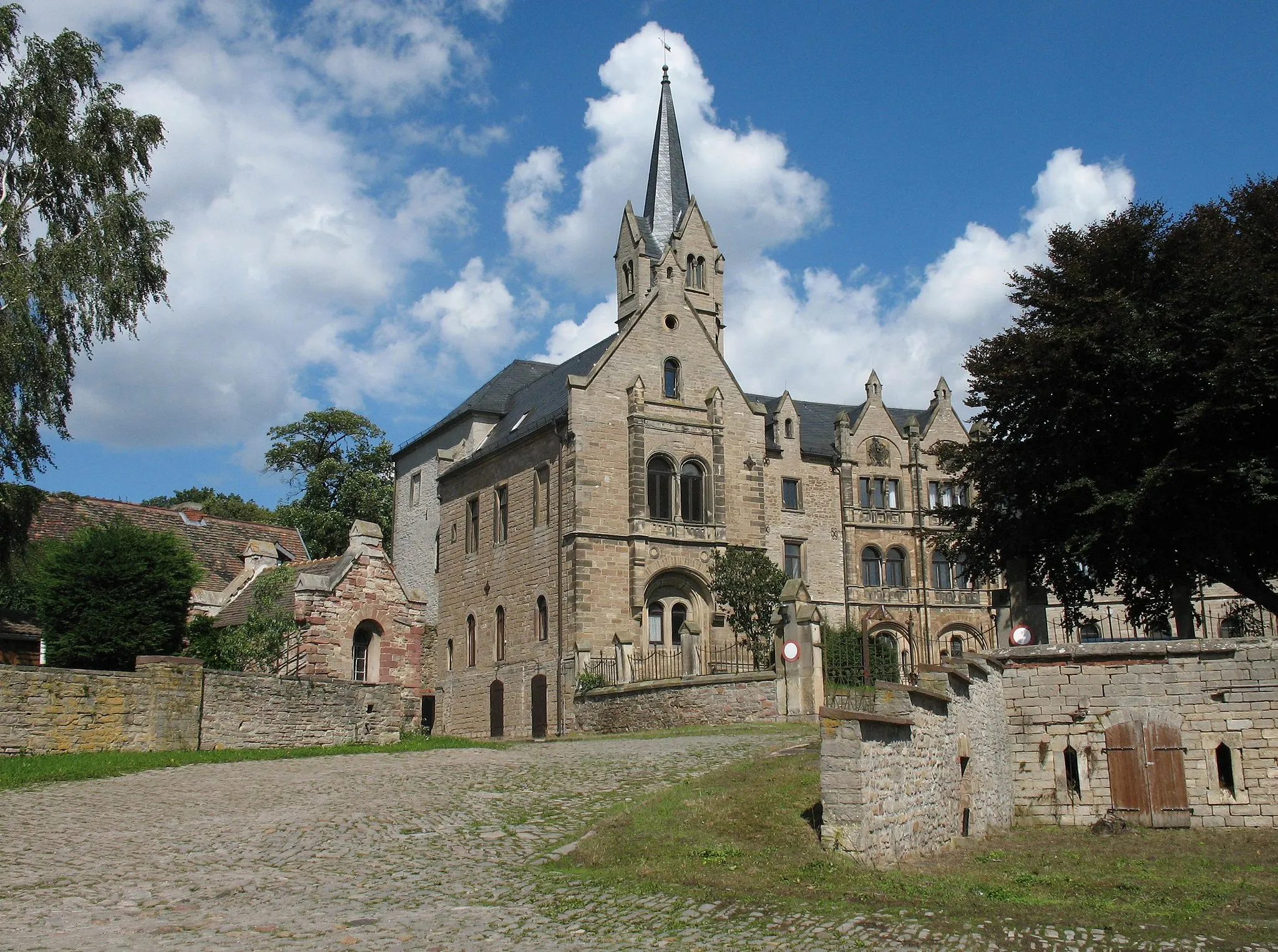 Photo showing: Castle in Allstedt-Beyernaumburg in Saxony-Anhalt, Germany