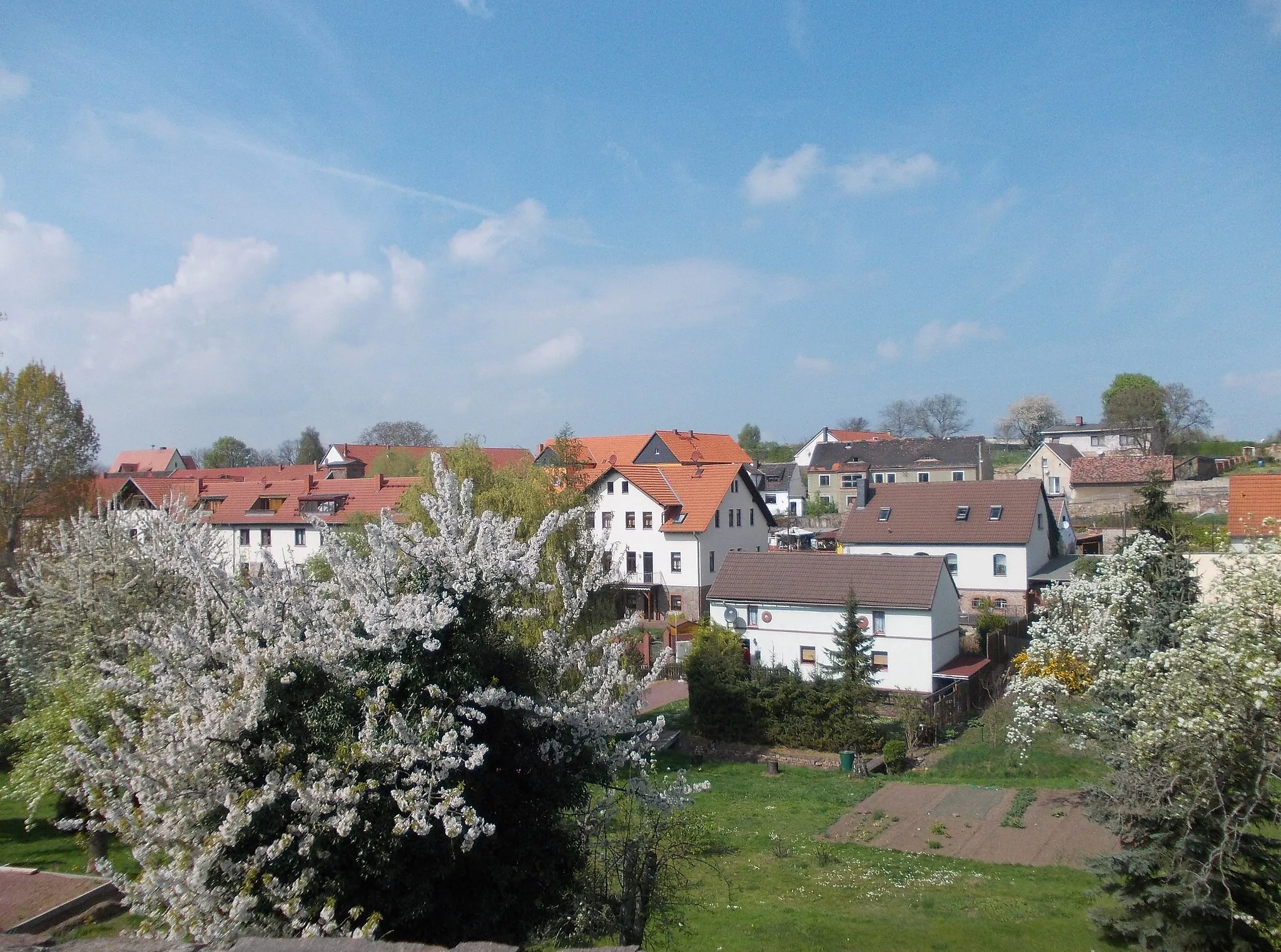 Photo showing: View of a part of Nehlitz (Petersberg, district: Saalekreis, Saxony-Anhalt)