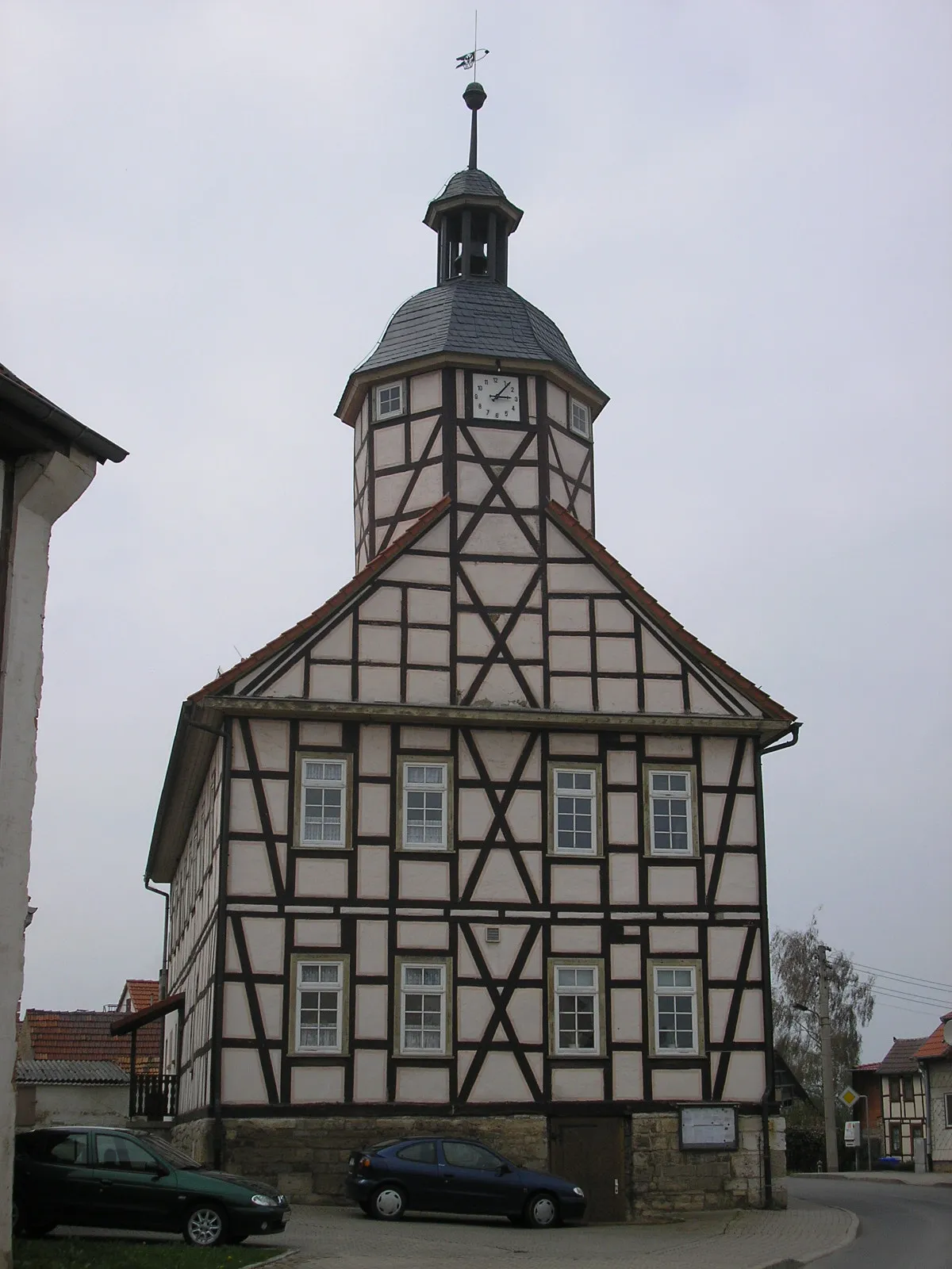 Photo showing: Das Rathaus von Großenehrich (Thüringen).