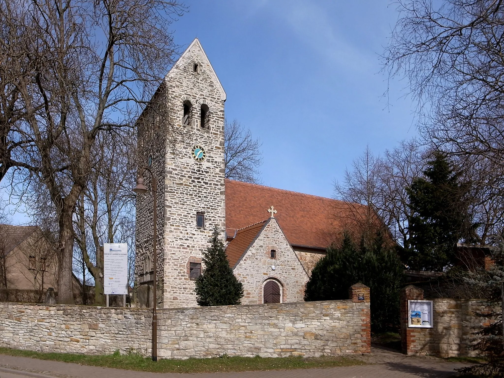 Photo showing: Zuchau, Evangelische Kirche St. Laurentii.