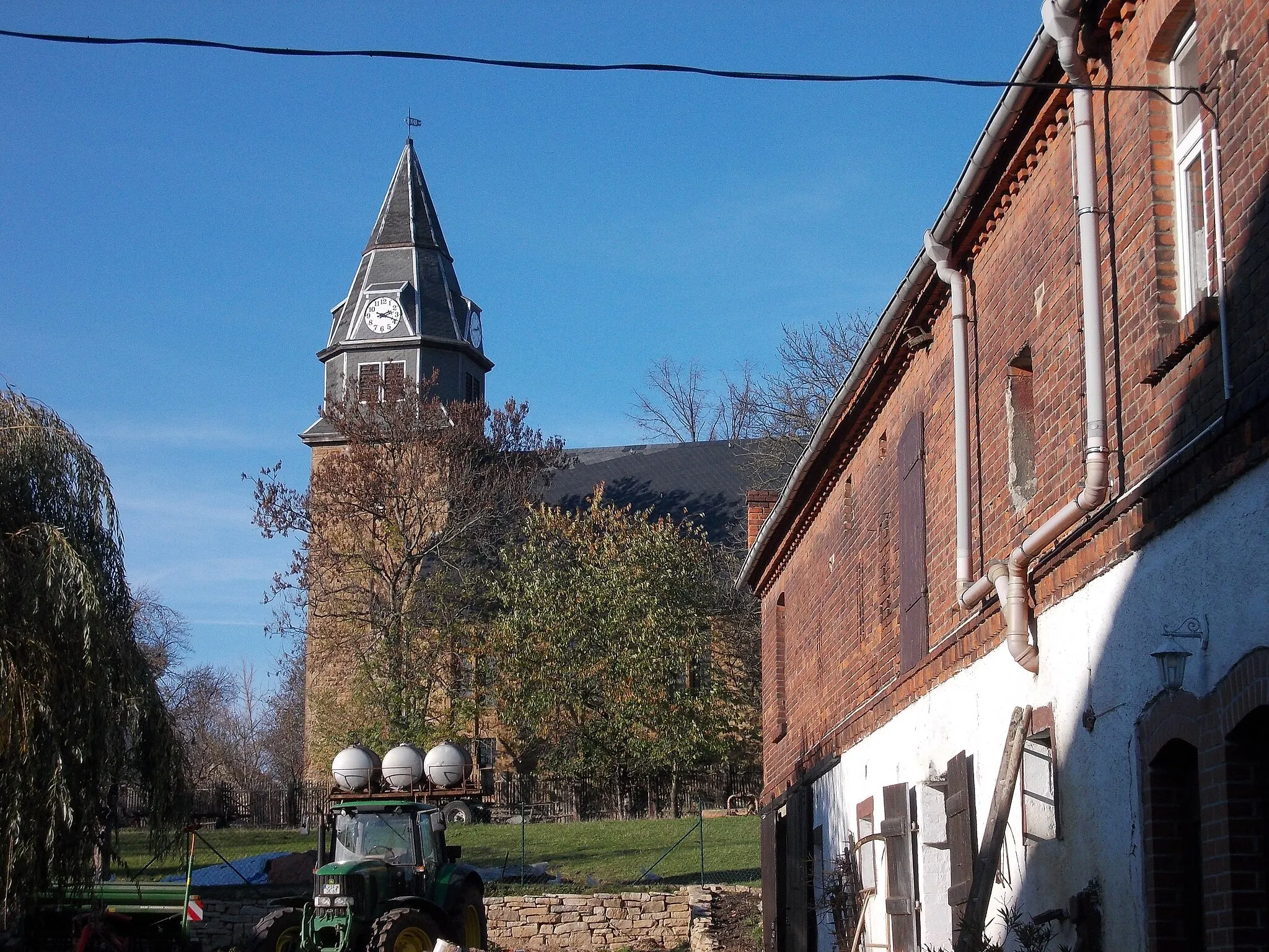 Photo showing: Trebnitz church (Teuchern, district: Burgenlandkreis, Saxony-Anhalt)