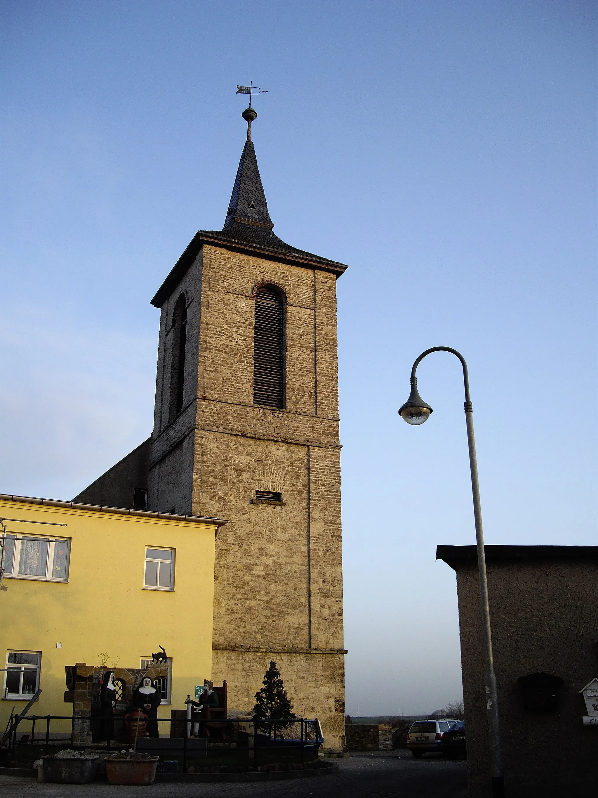 Photo showing: tower of the former Monastery in the german town Gerbstedt