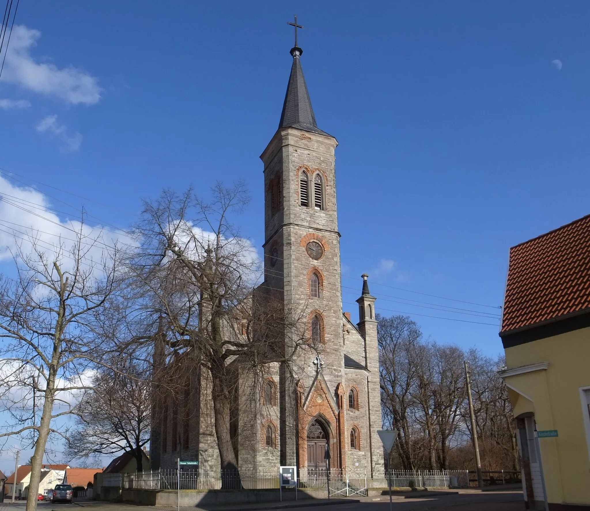 Photo showing: Drosa, evangelische Kirche
