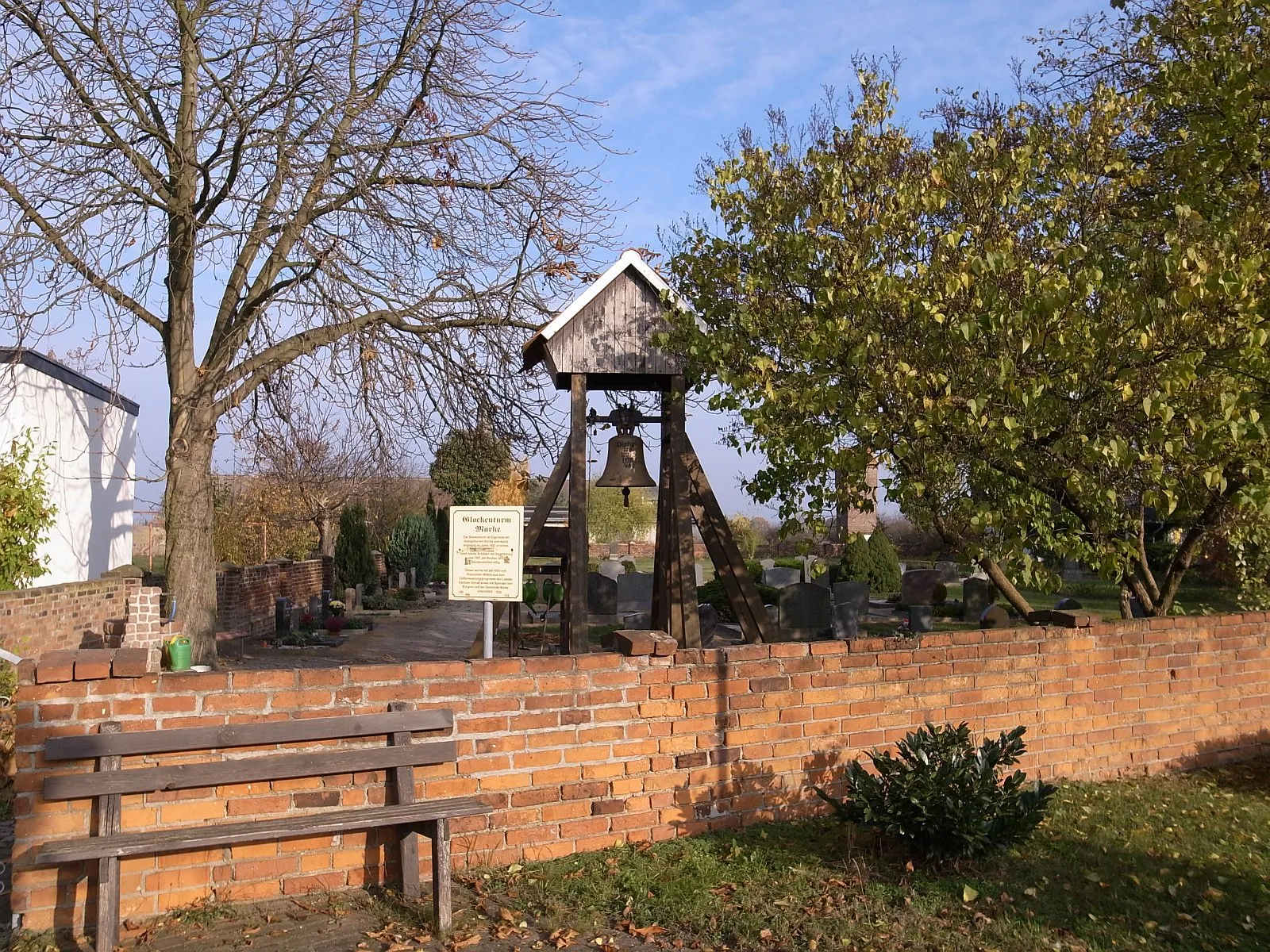 Photo showing: Marke (Anhalt), Glockenturm