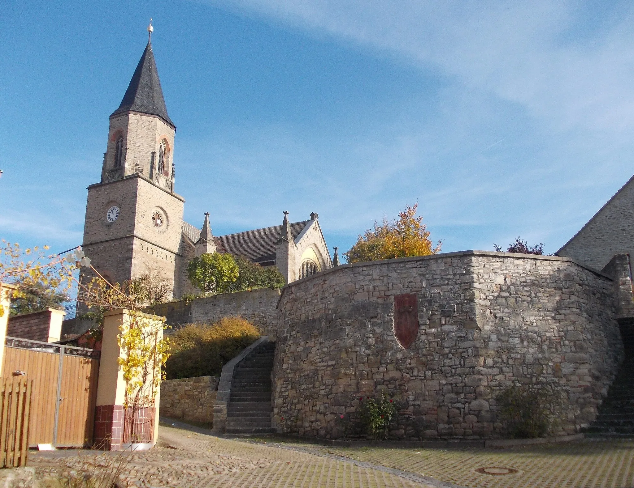Photo showing: Saints Lucy and Odile Church in Höhnstedt (Salzatal, district: Saalekreis, Saxony-Anhalt)