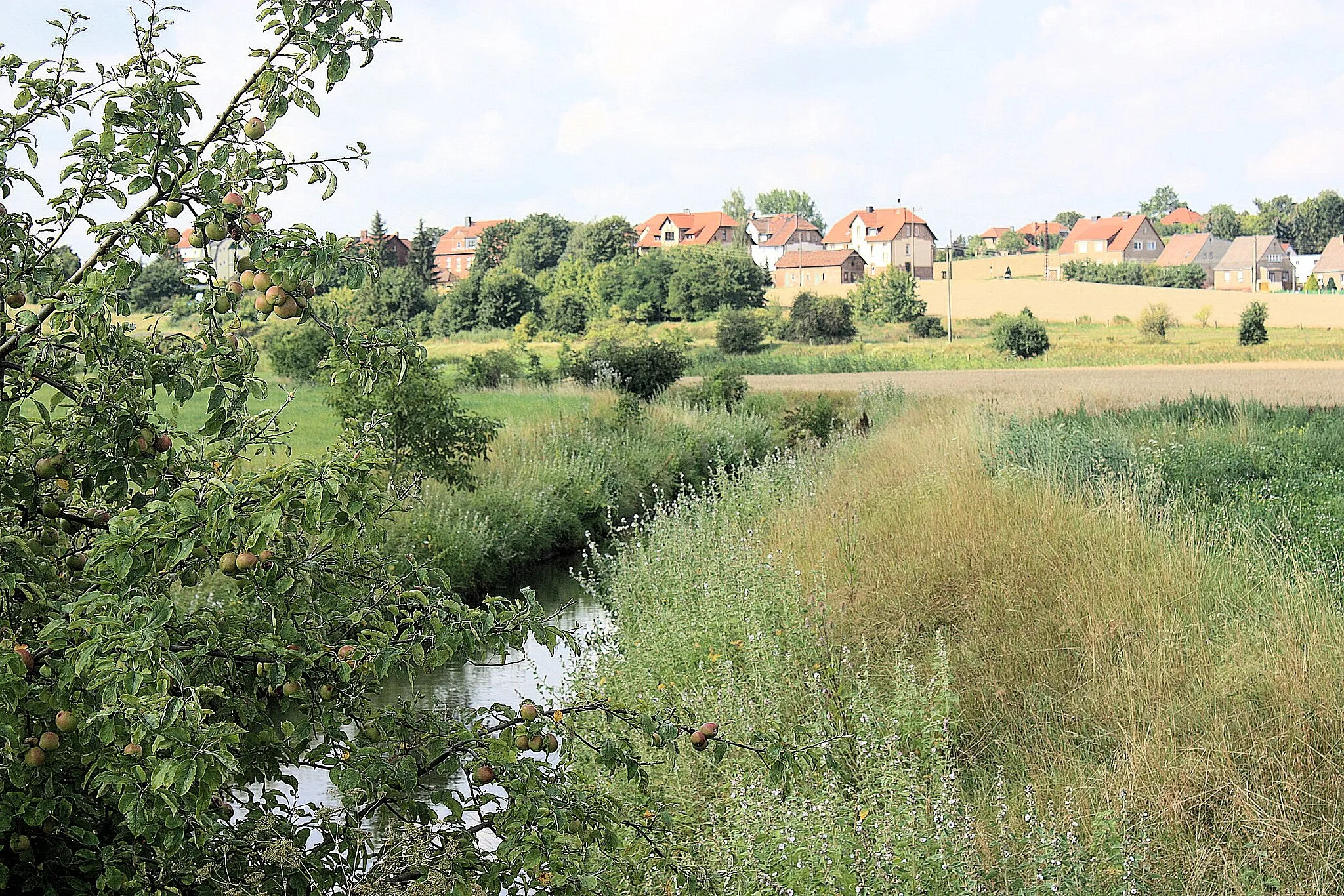 Photo showing: Zappendorf (Salzatal), the Salza river