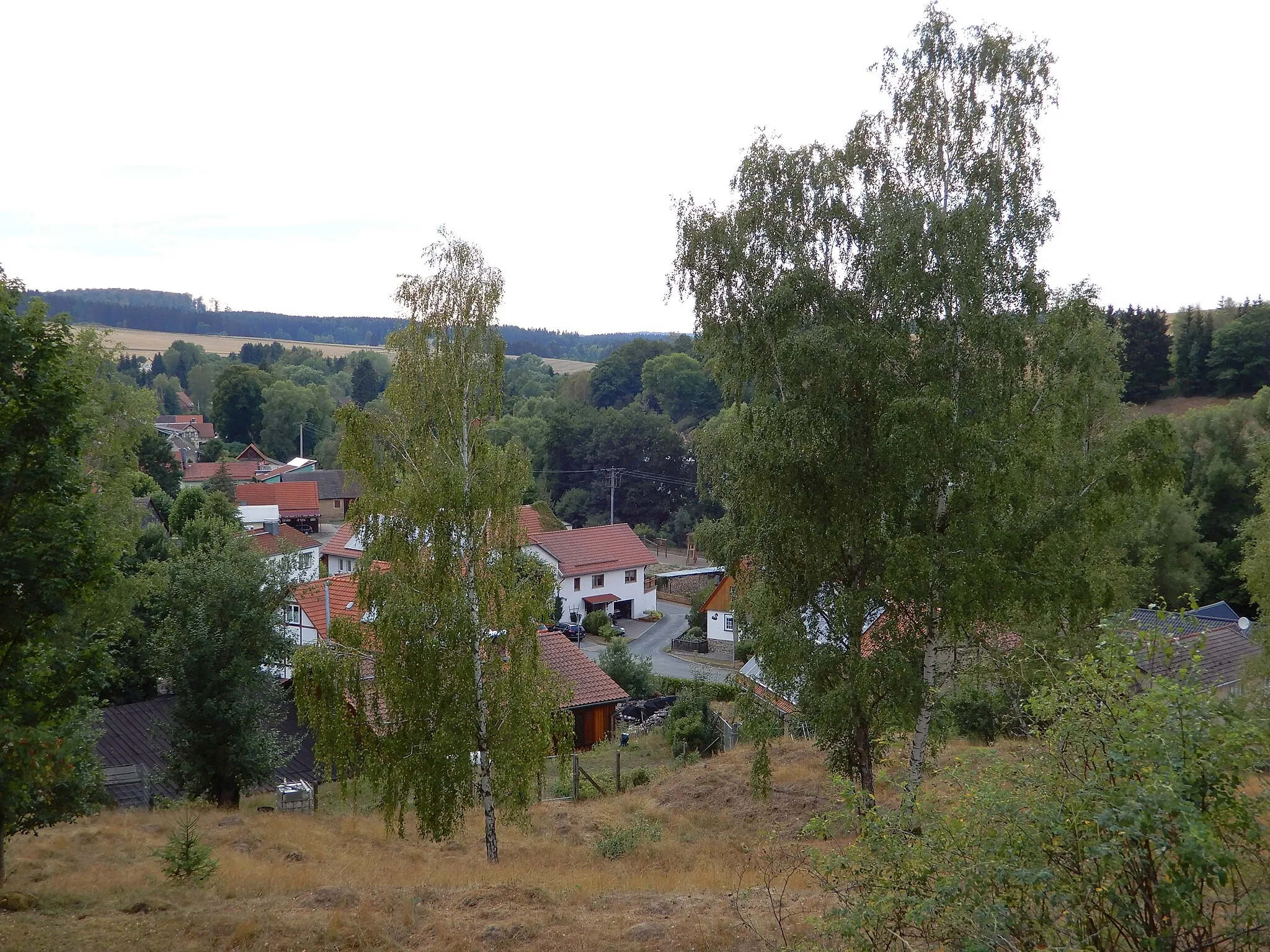 Photo showing: Blick auf Straßberg.