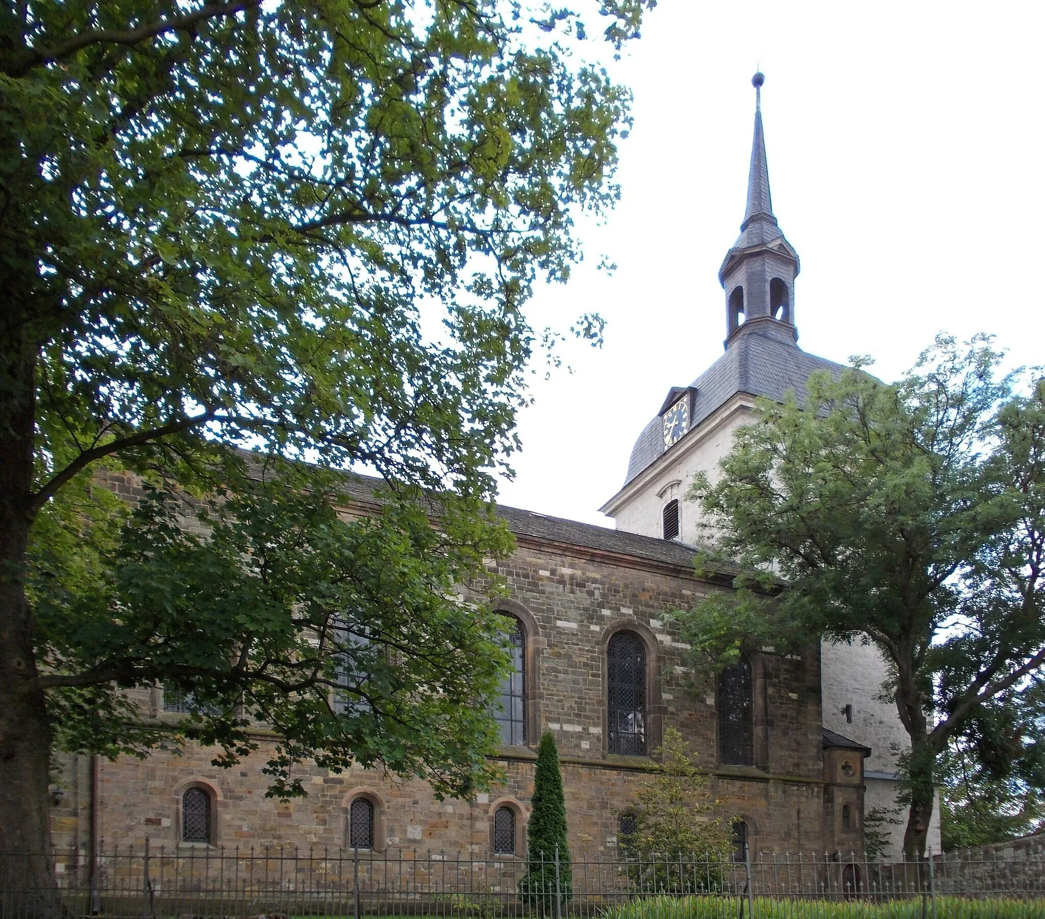 Photo showing: St. John's Church in Schafstädt (Bad Lauchstädt, district of Saalekreis, Saxony-Anhalt)