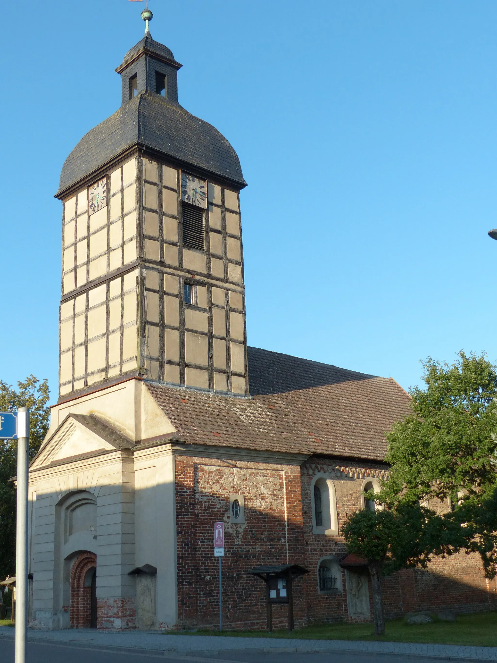 Photo showing: Dorfkirche von Wust, Gemeinde Wust-Fischbeck