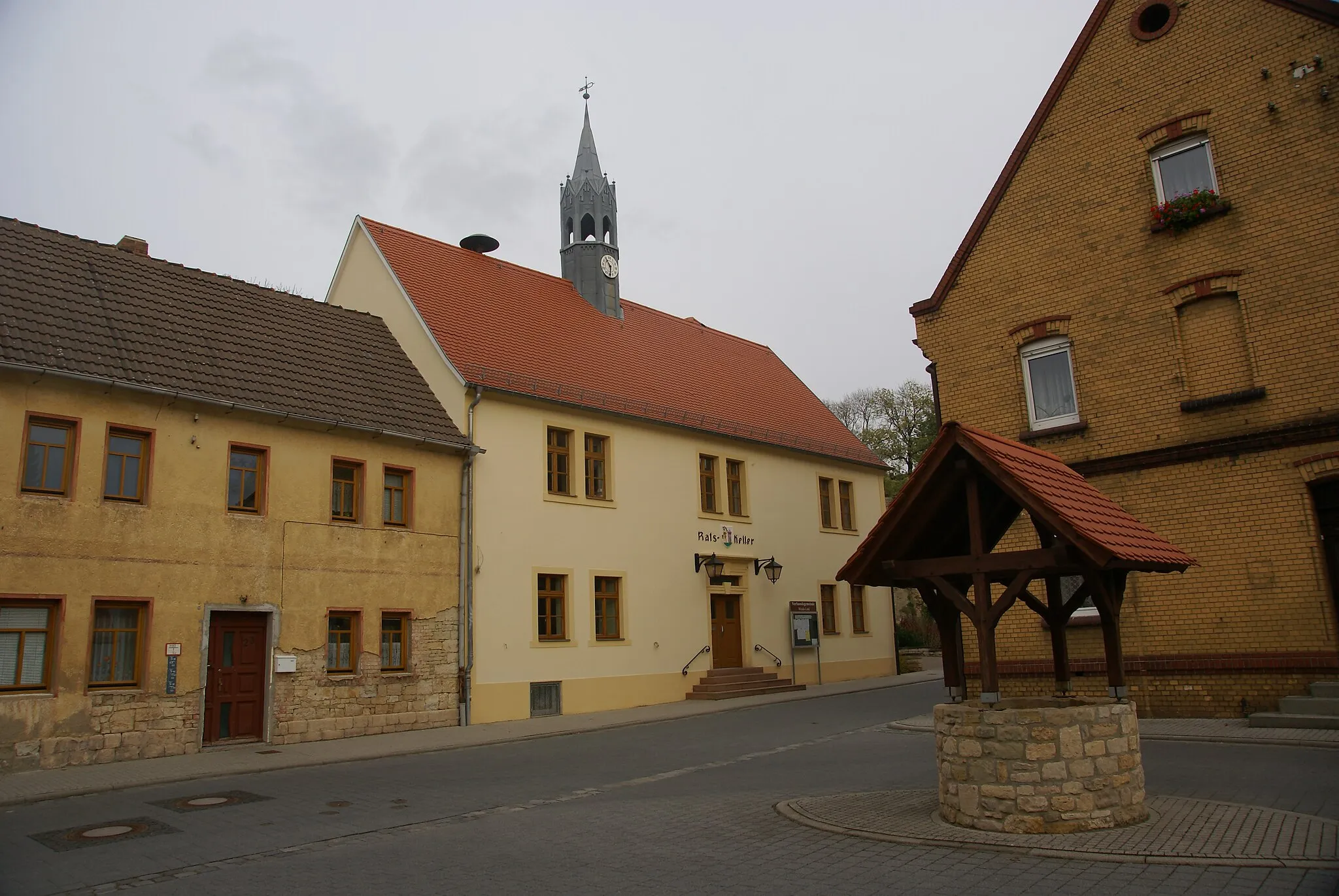 Photo showing: das Rathaus in Schraplau, Saalekreis