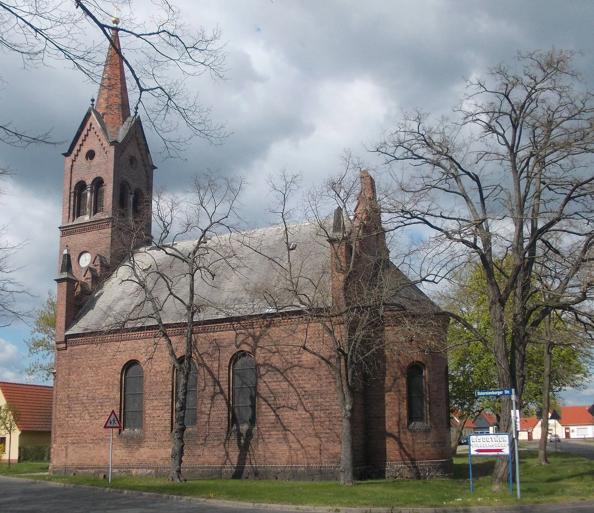 Photo showing: Elsnigk church (Osternienburger Land, Anhalt-Bitterfeld district, Saxony-Anhalt)