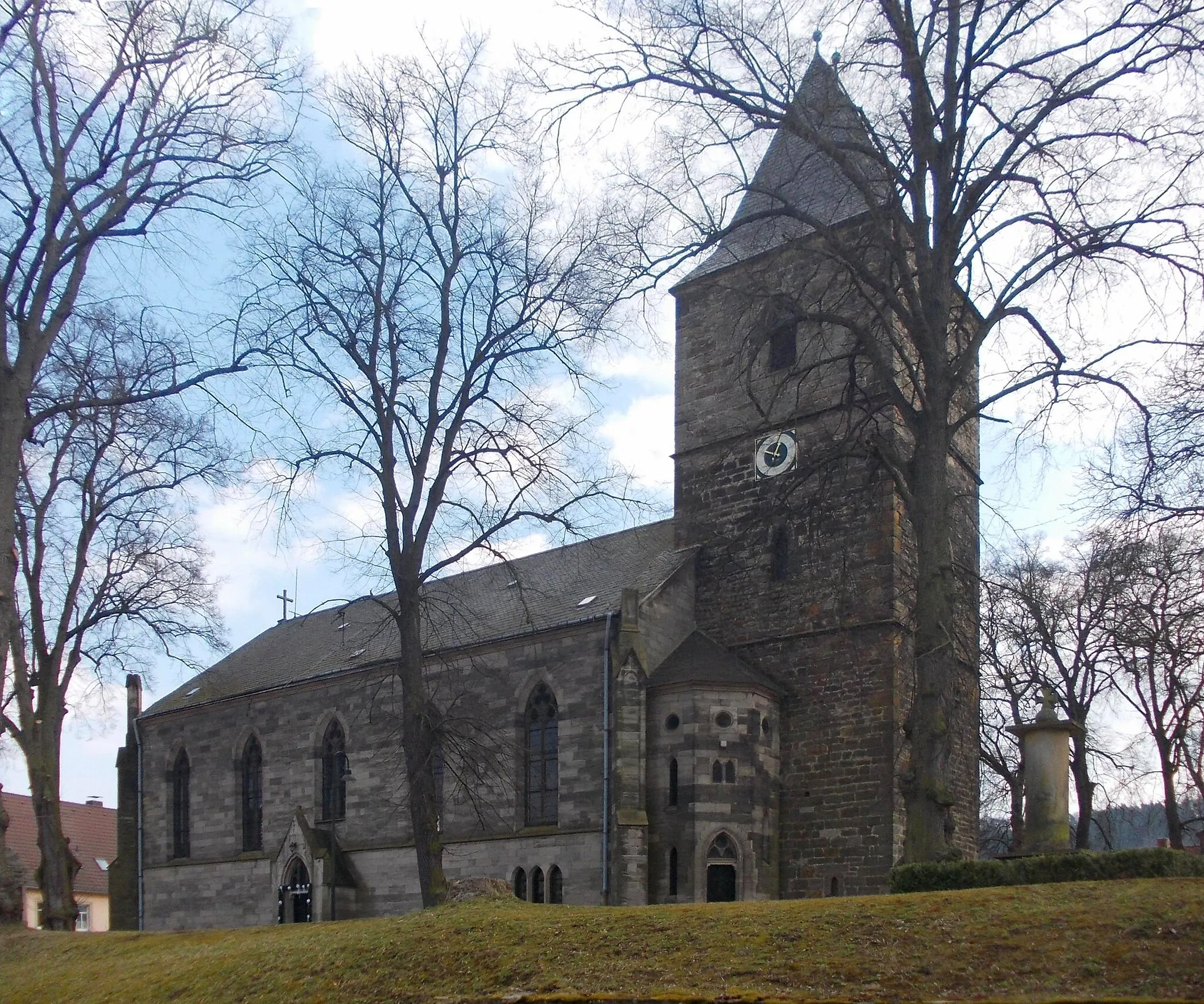 Photo showing: Mary Magdalene Church in Bad Bibra (district: Burgenlandkreis, Saxony-Anhalt)