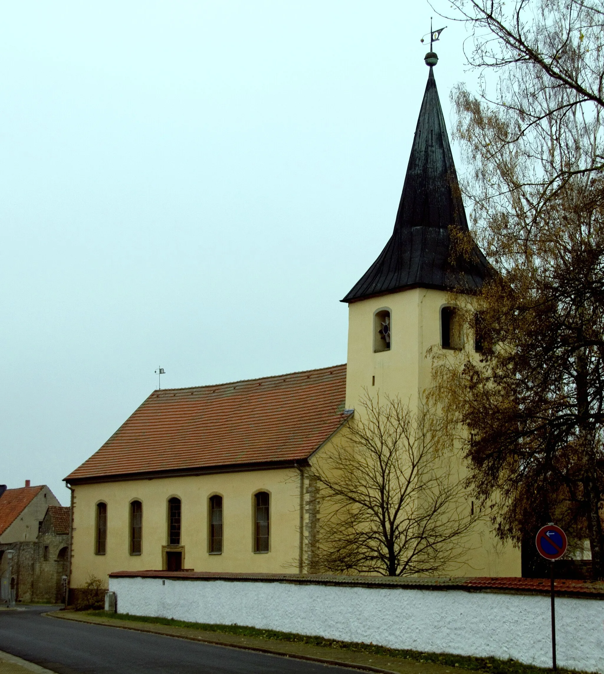 Photo showing: Sankt-Andreas-Kirche Dr.-Hübener-Straße Bottmersdorf