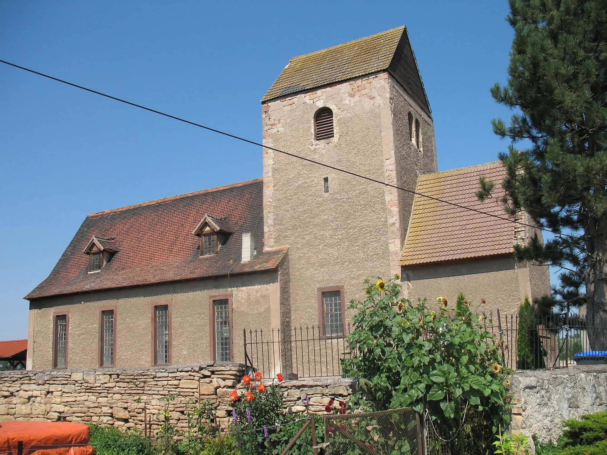 Photo showing: Church in Nikolausrieth, Thuringia, Germany