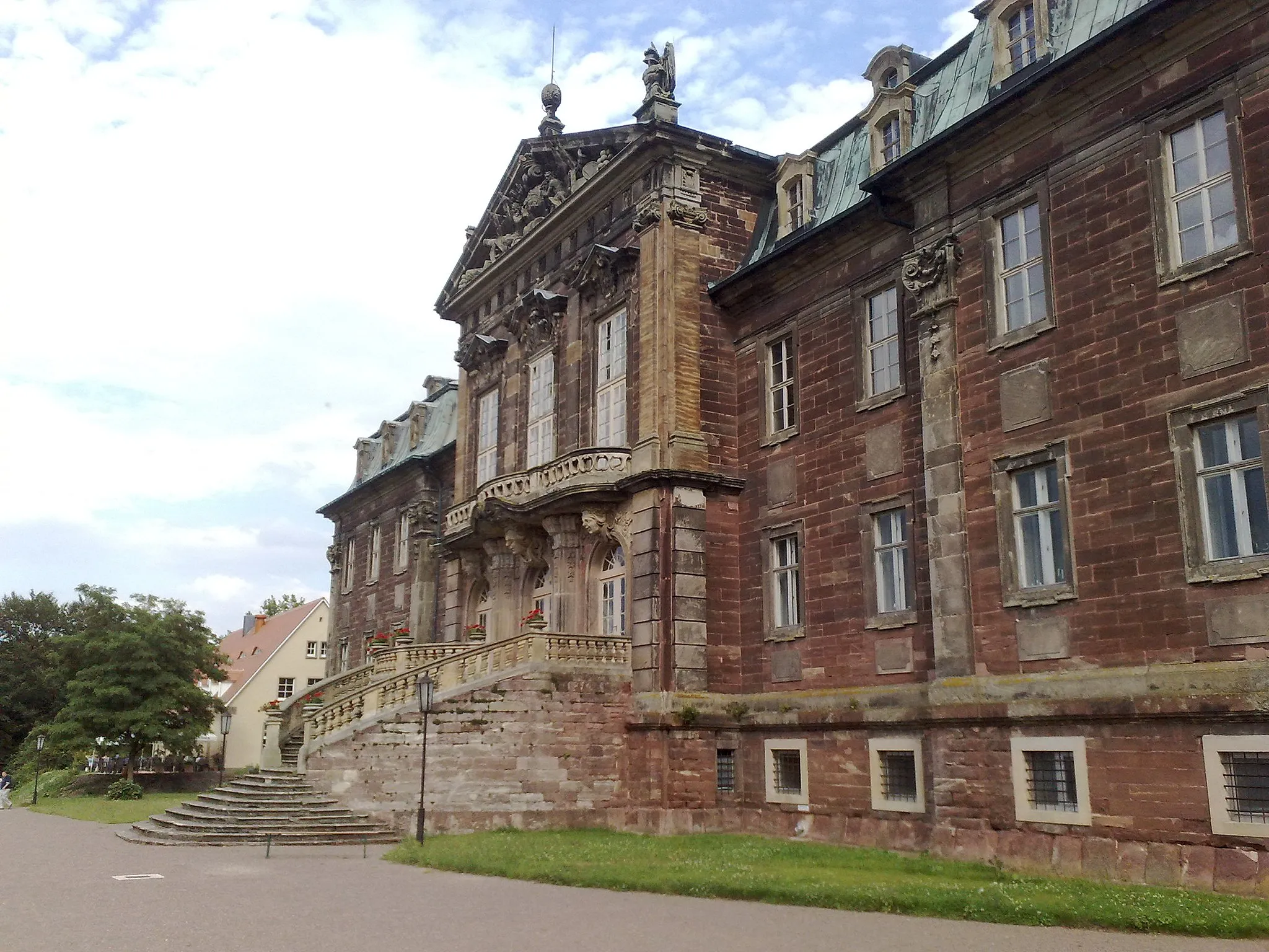 Photo showing: Schloss Burgscheidungen, Fassade