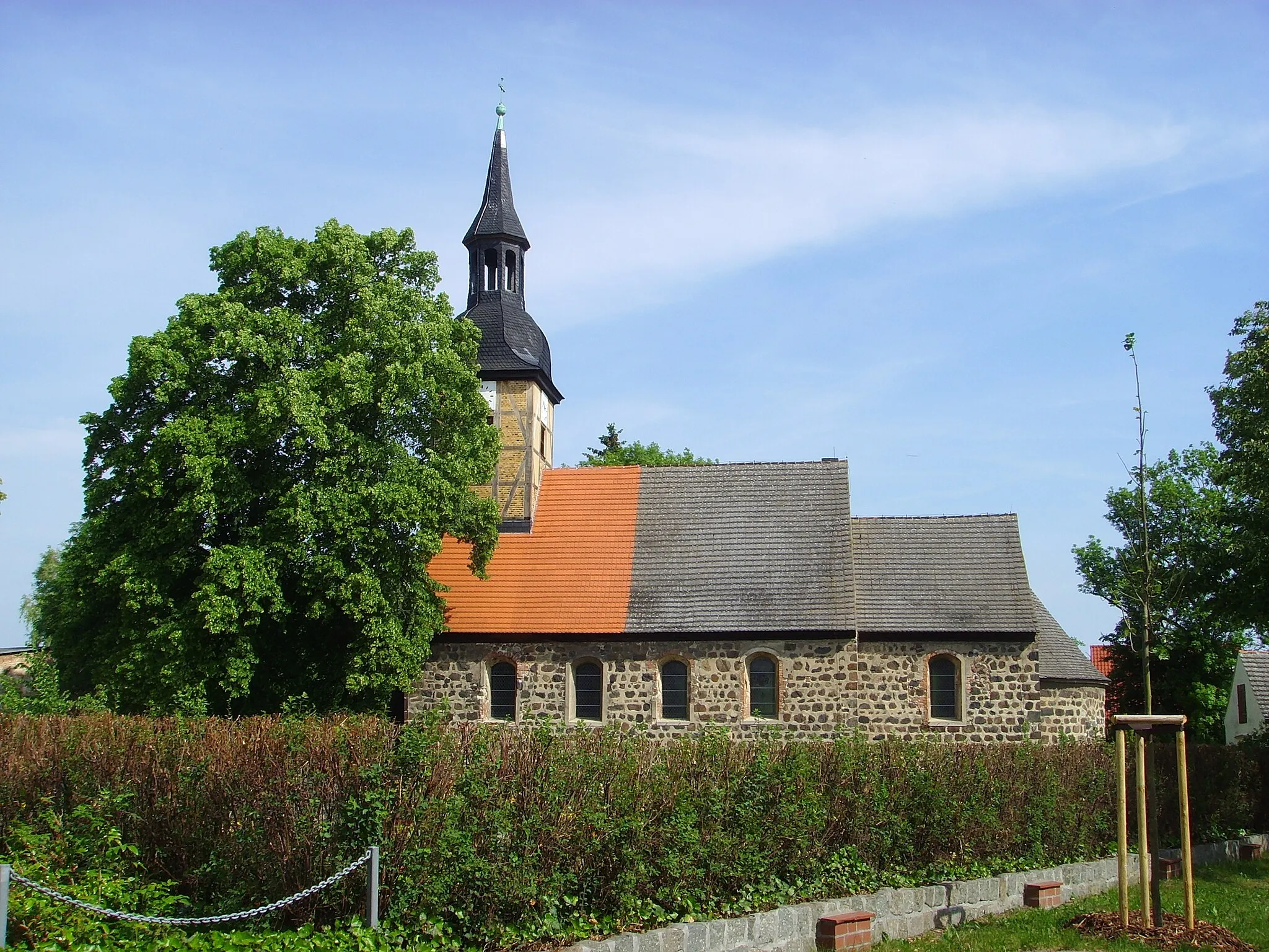 Photo showing: Nikolai-Kirche in Steckby, Ortsteil von Zerbst/Anhalt