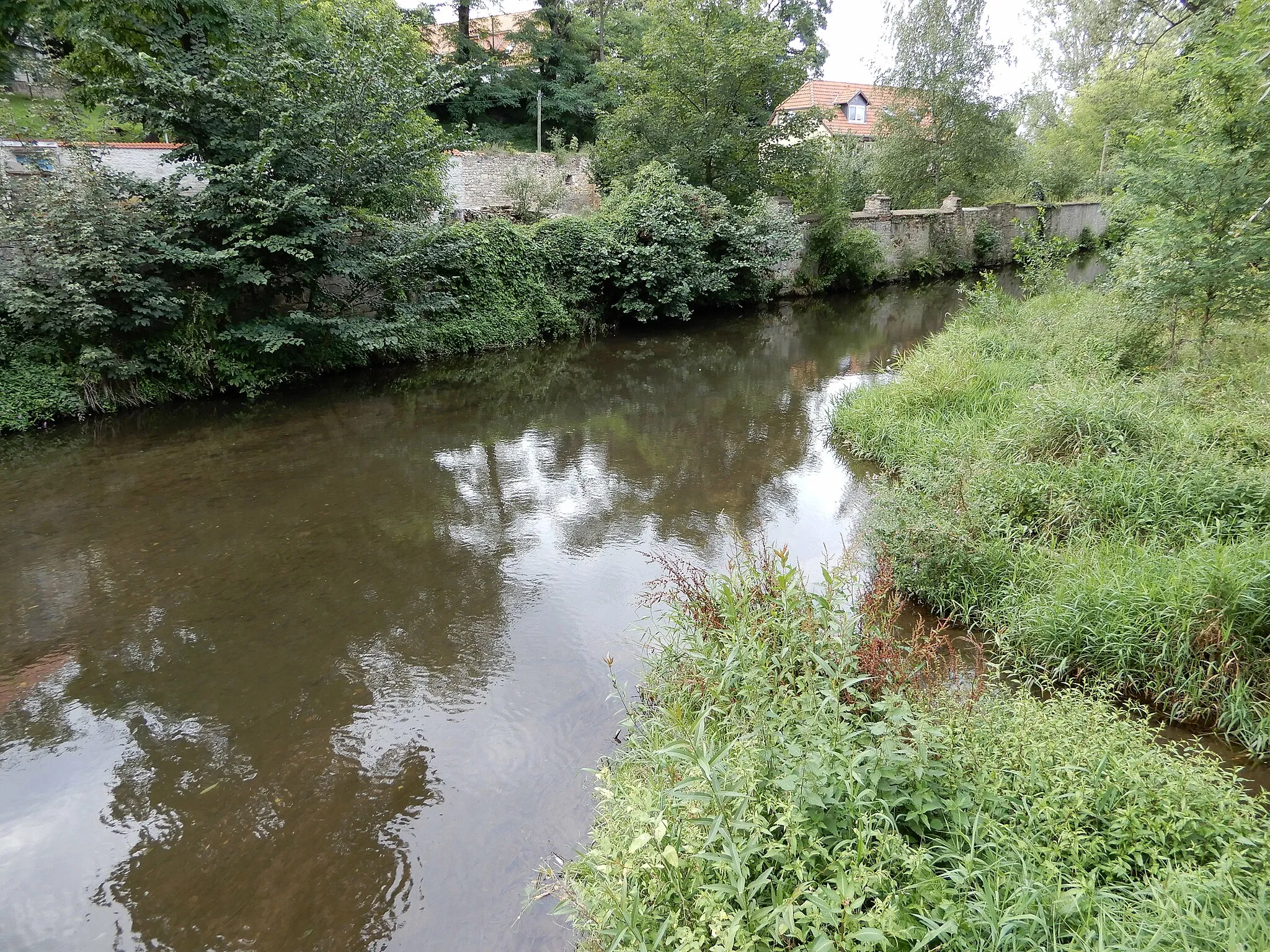 Photo showing: Blick in die Selke im Unterdorf in Reinstedt