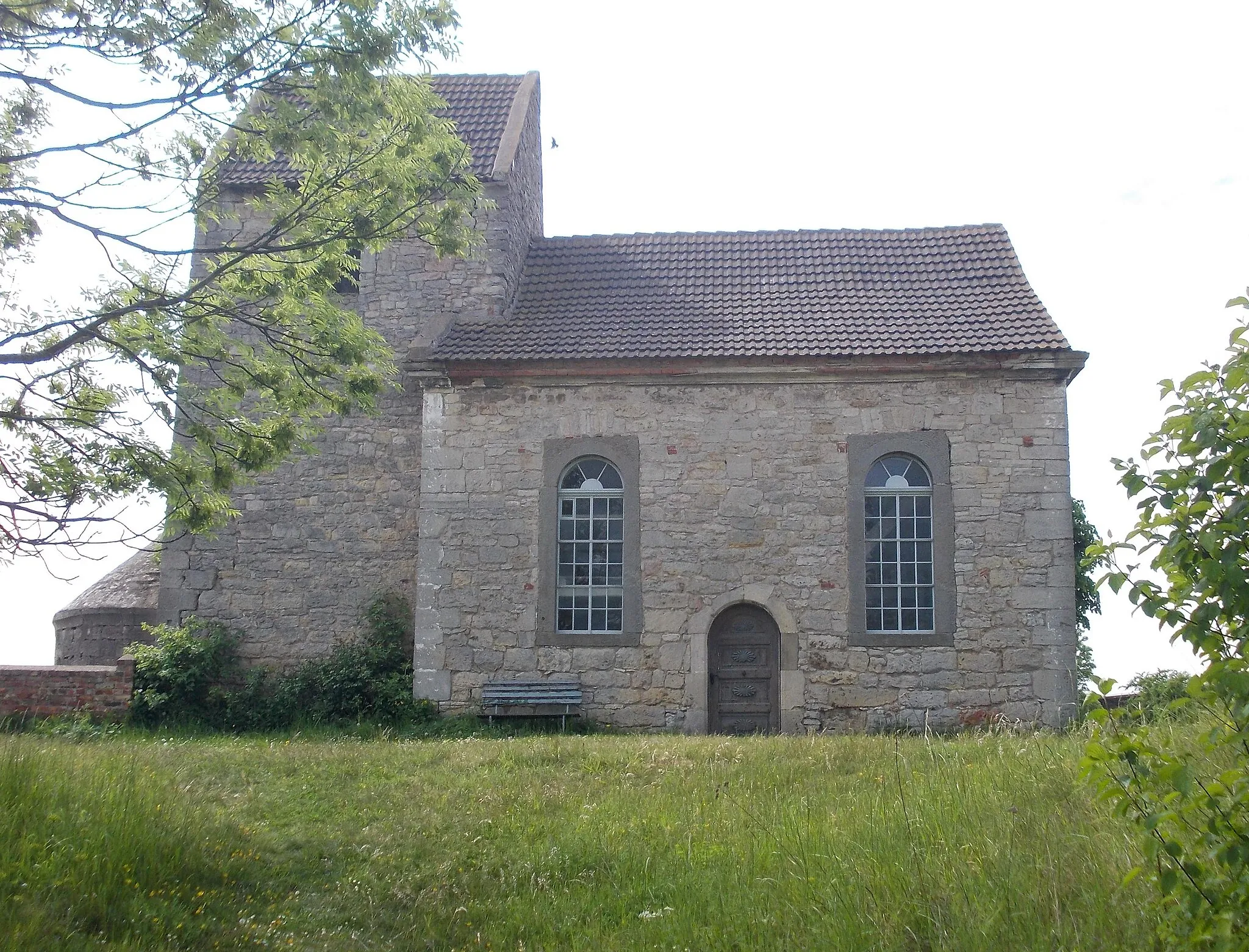 Photo showing: Plössnitz church (Laucha district: Burgenlandkreis, Saxony-Anhalt)