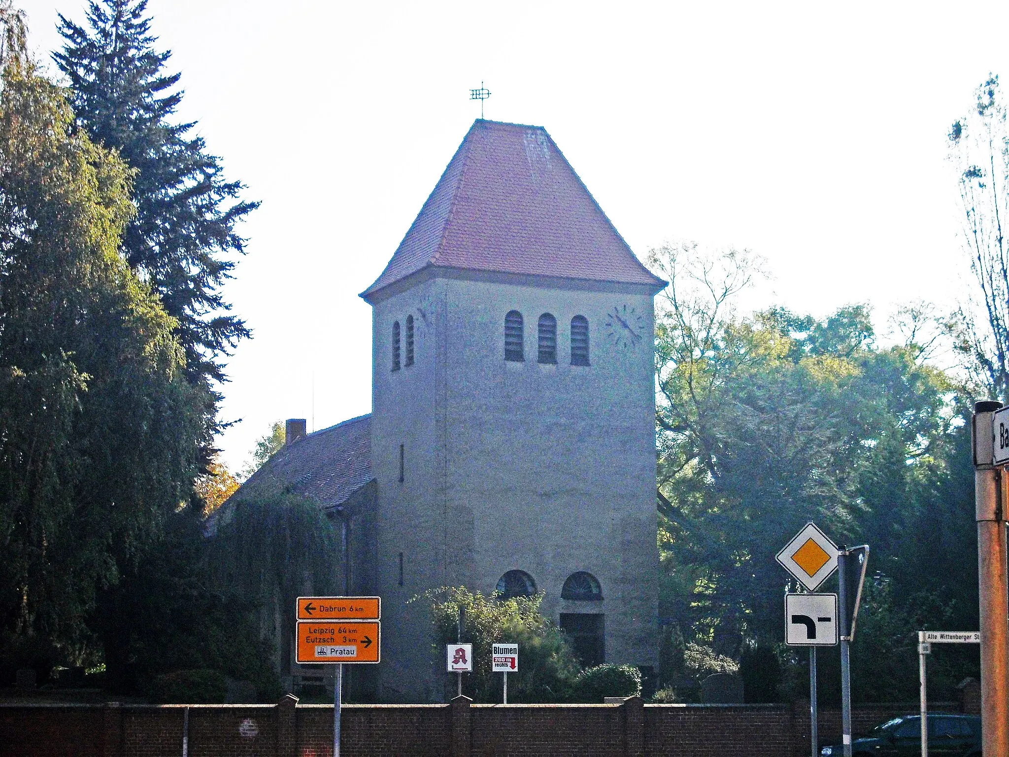 Photo showing: Pratau church (Wittenberg, Saxony-Anhalt)