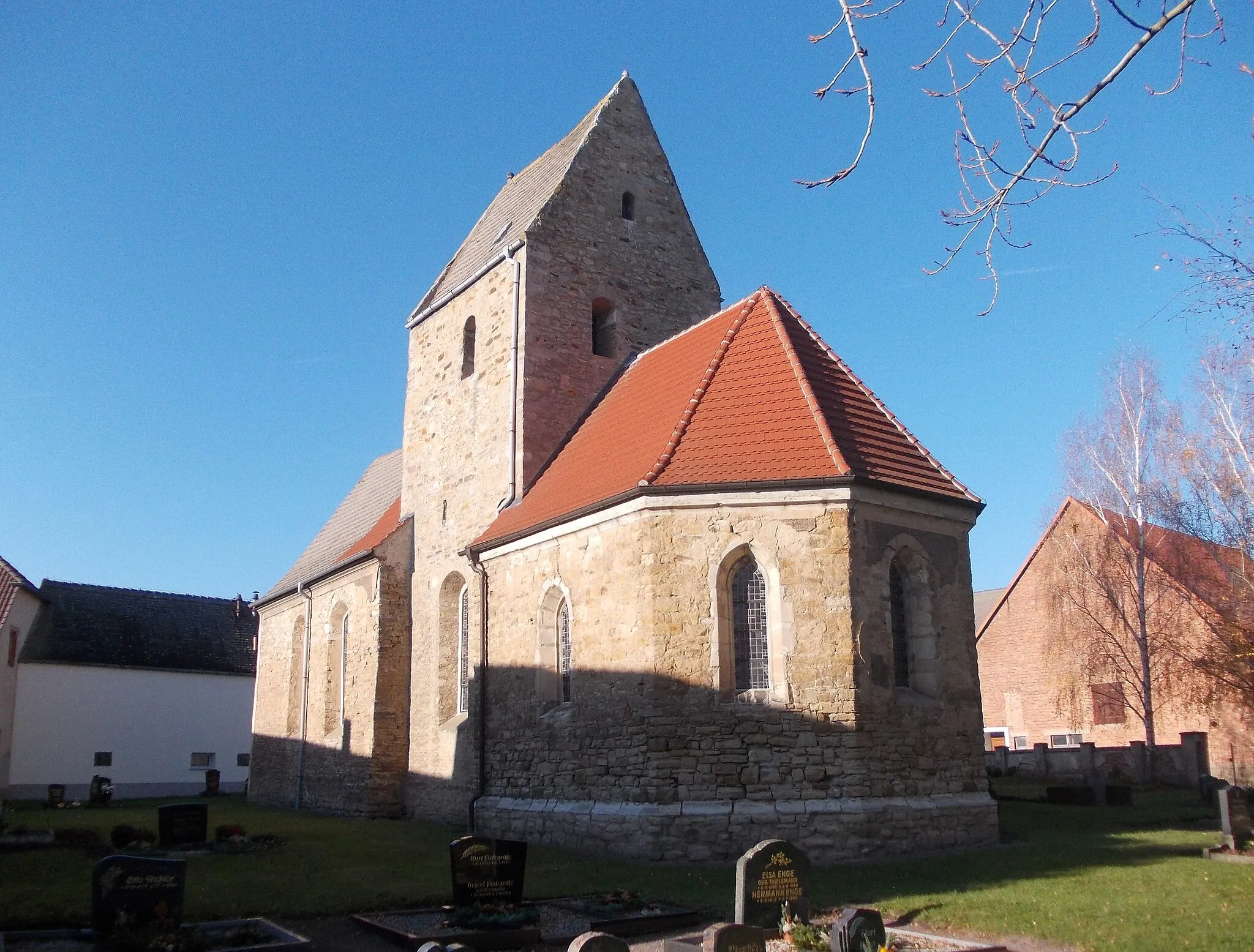 Photo showing: St. Thomas' Church in Blösien (Merseburg, district: Saalekreis, Saxony-Anhalt)