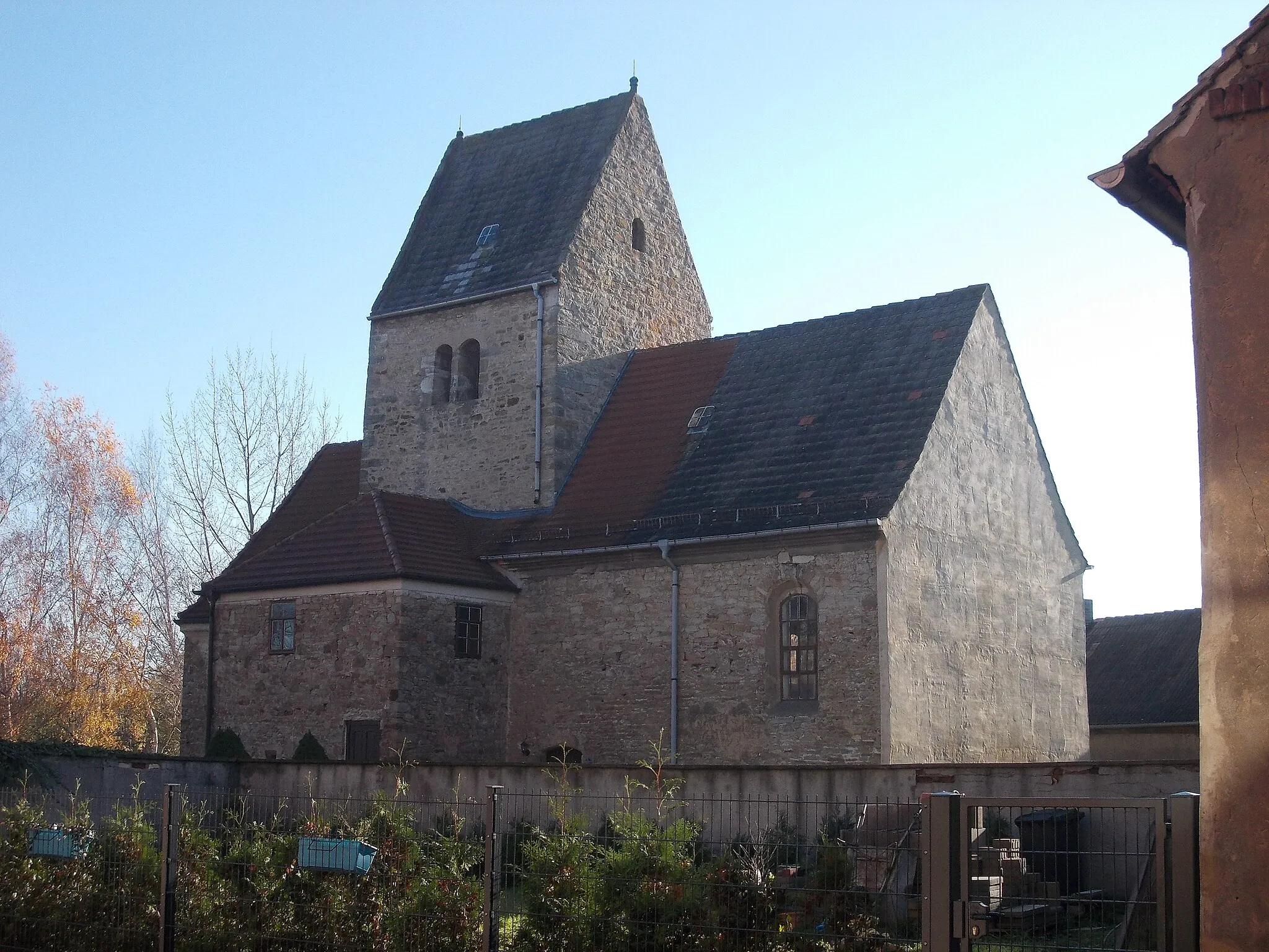 Photo showing: St. Thomas' Church in Blösien (Merseburg, district: Saalekreis, Saxony-Anhalt)