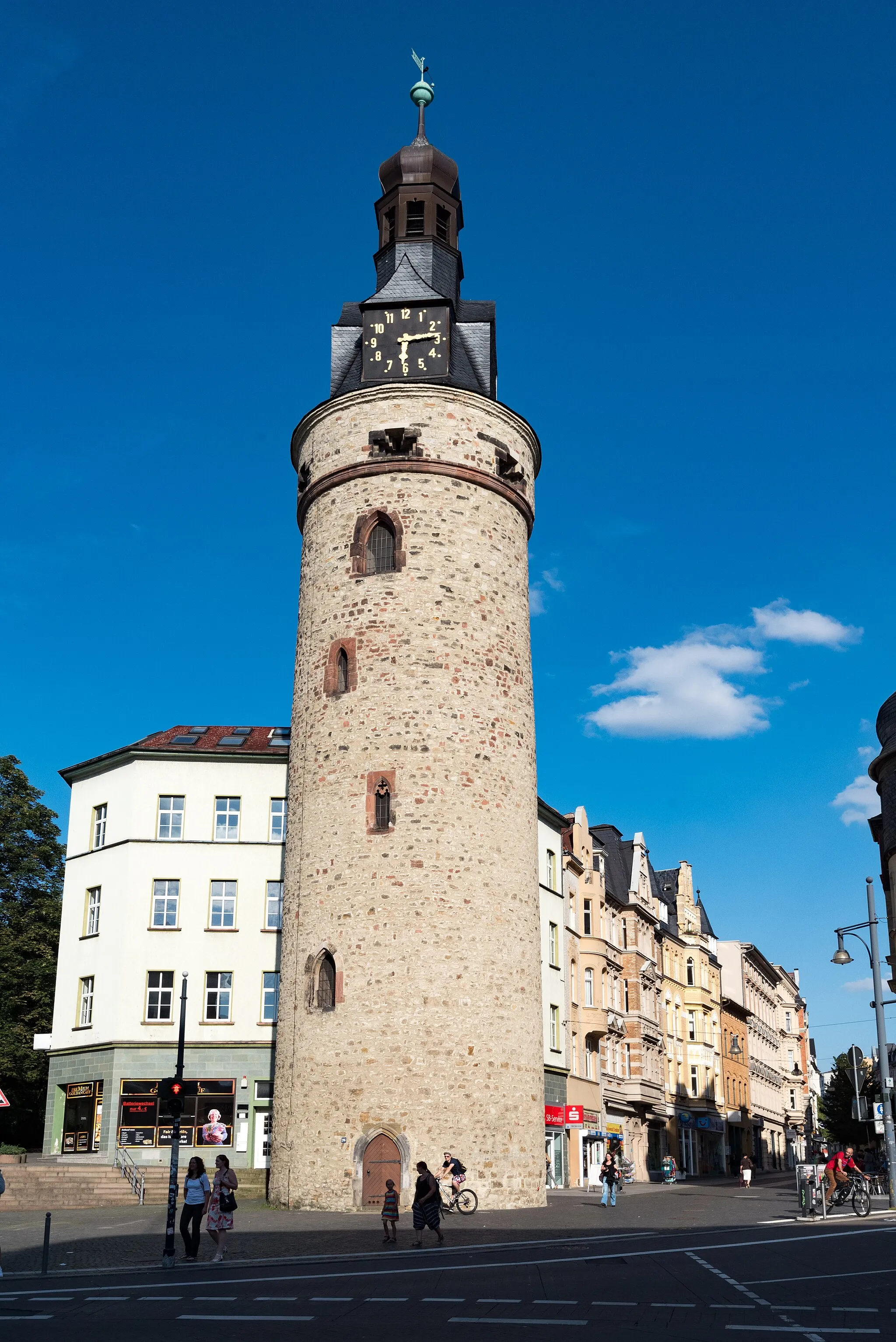 Photo showing: Halle (Saale), Leipziger Straße 26, Leipziger Turm