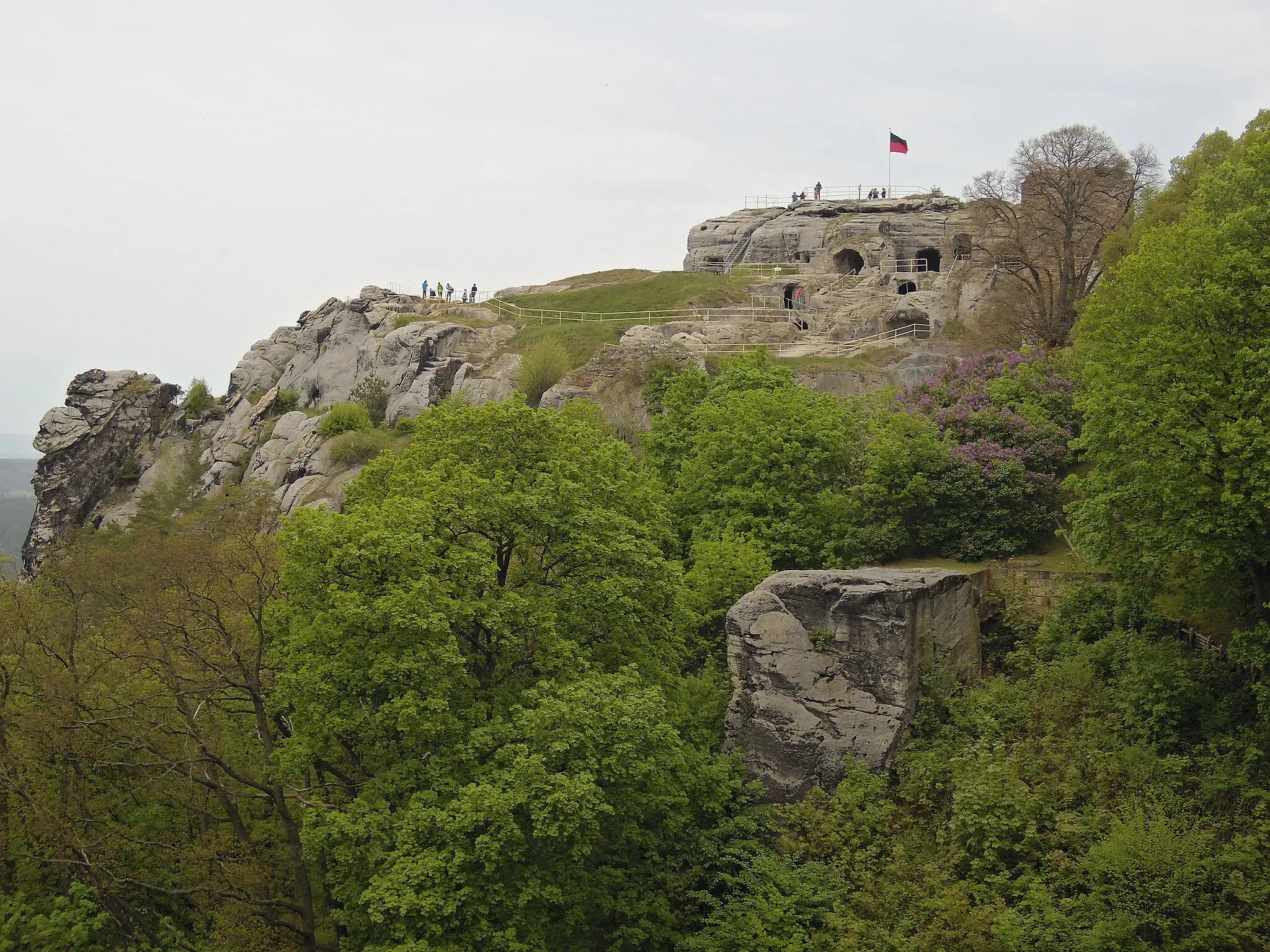 Photo showing: Burg und Festungsruine Regenstein bei Blankenburg/Harz