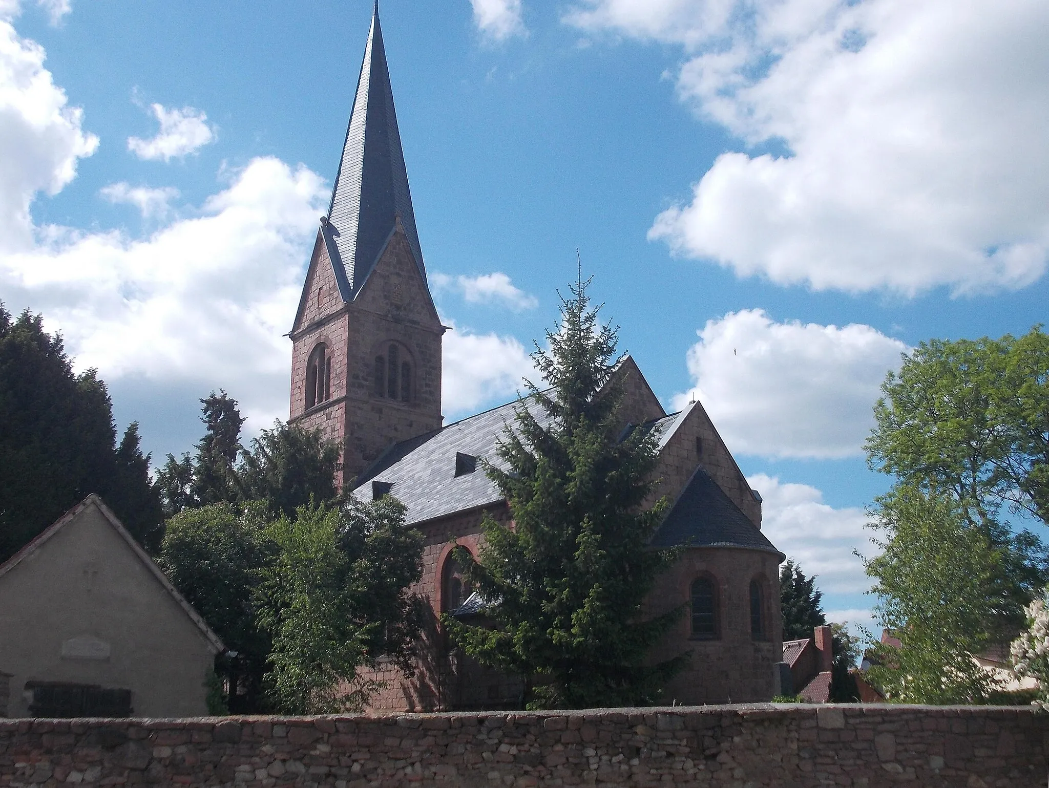 Photo showing: Schlettau church (Wettin-Löbejün, district: Saalekreis, Saxony-Anhalt)
