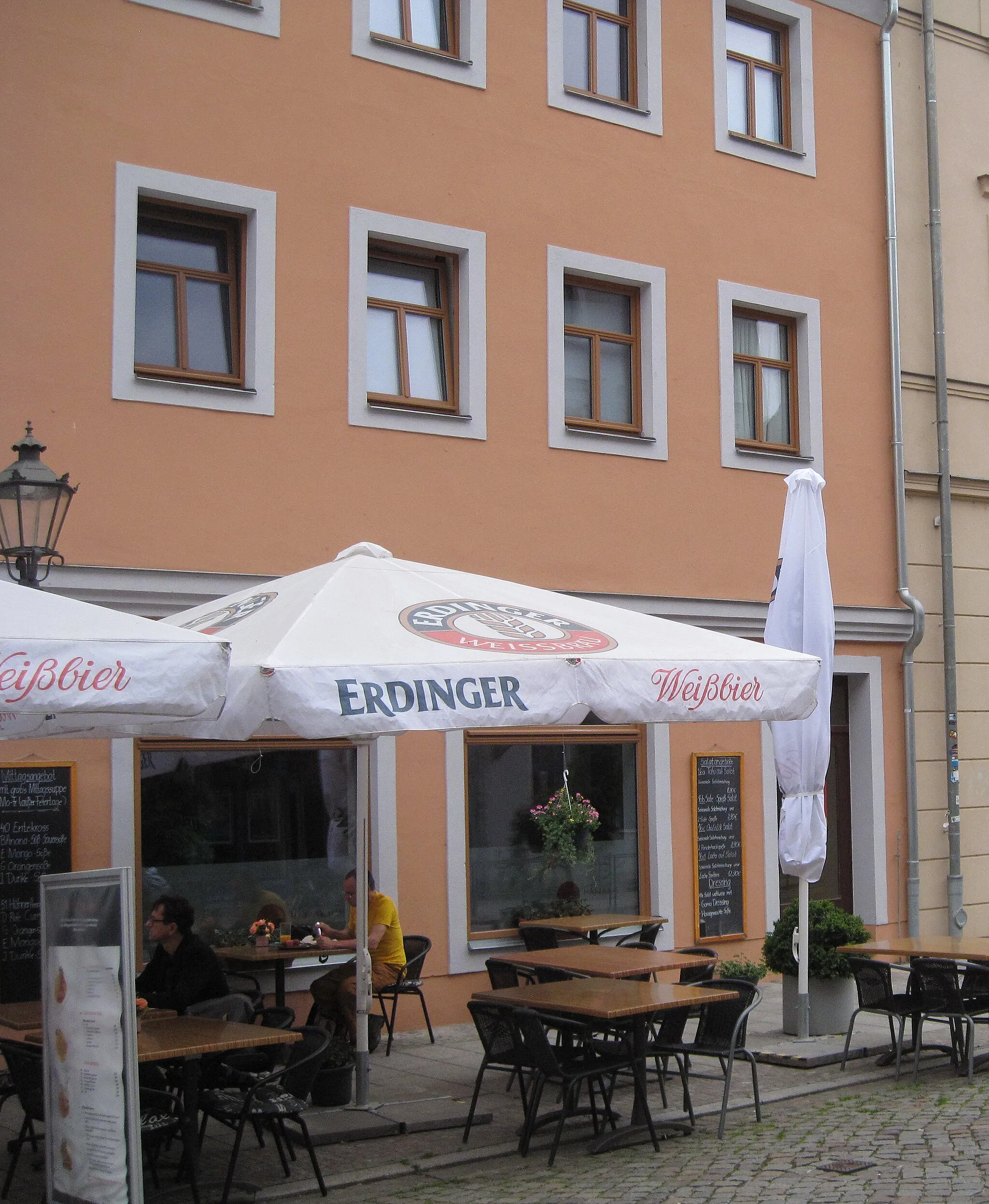 Photo showing: Rechter Gebäudeteil Schlossstraße 9 in Lutherstadt Wittenberg.