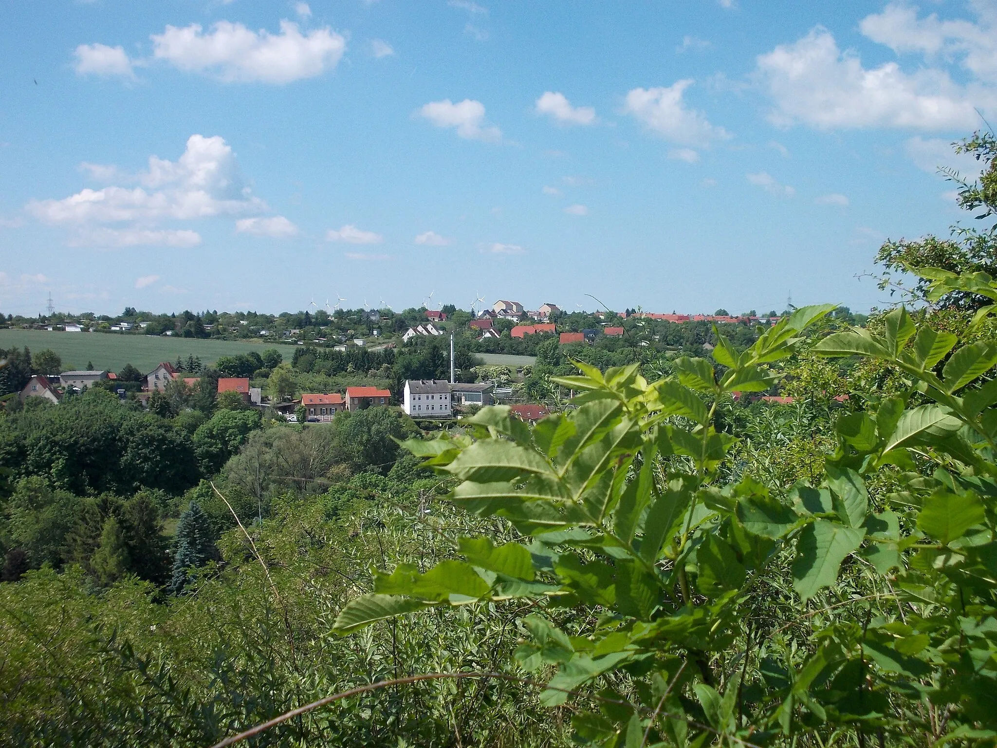 Photo showing: View of a part of Schraplau (district: Saalekreis, Saxony-Anhalt)