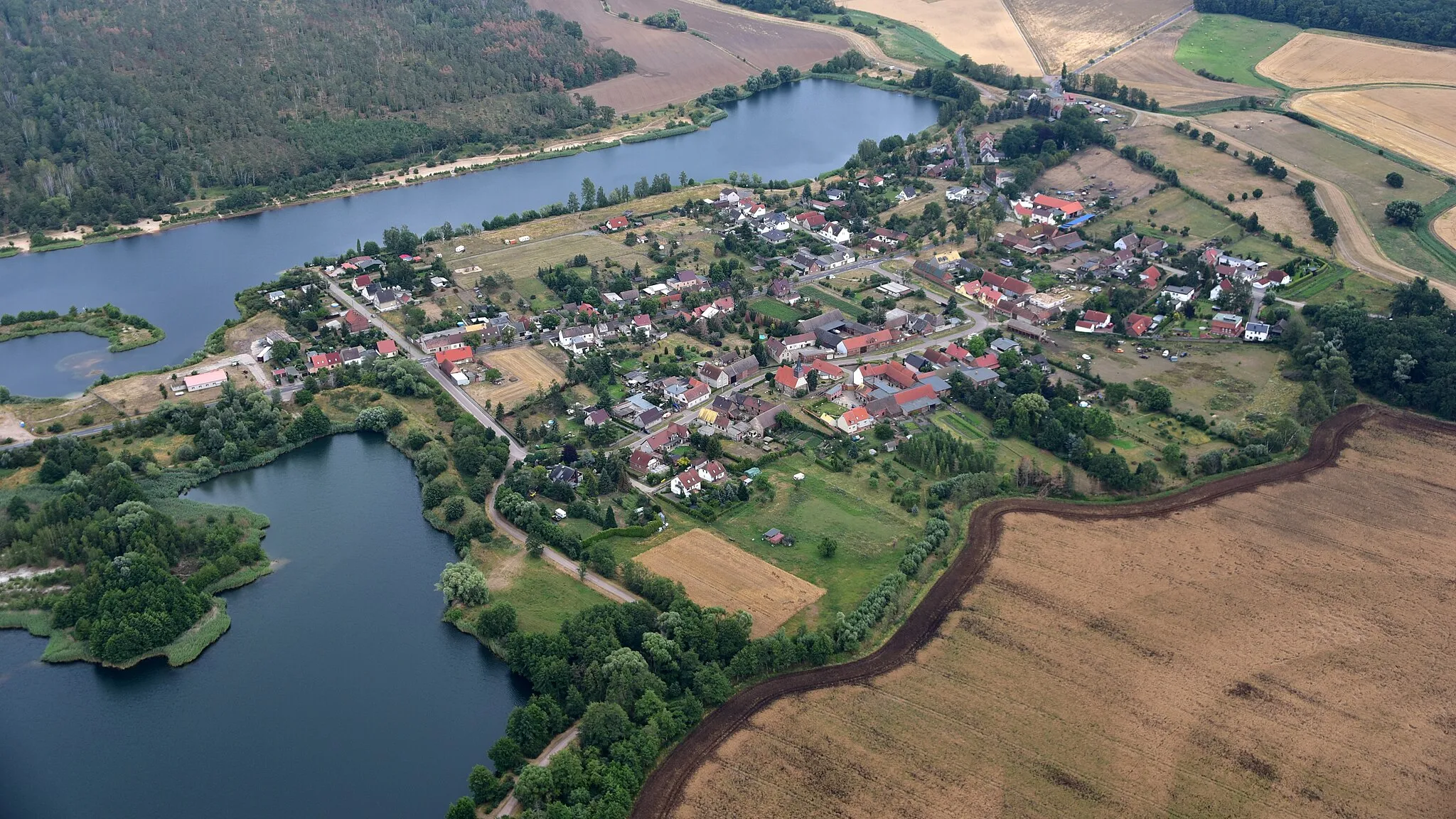 Photo showing: Sollnitz, Luftaufnahme (2019)