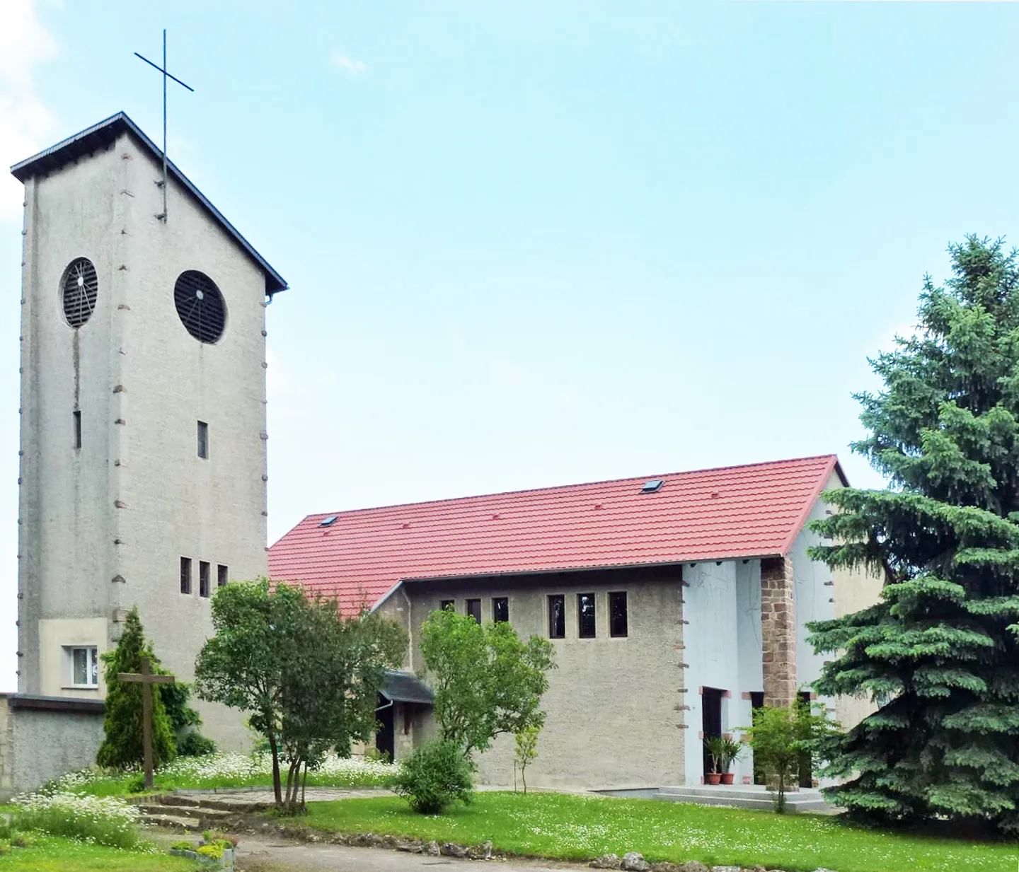 Photo showing: Katholische Kirche in Bad Schmiedeberg