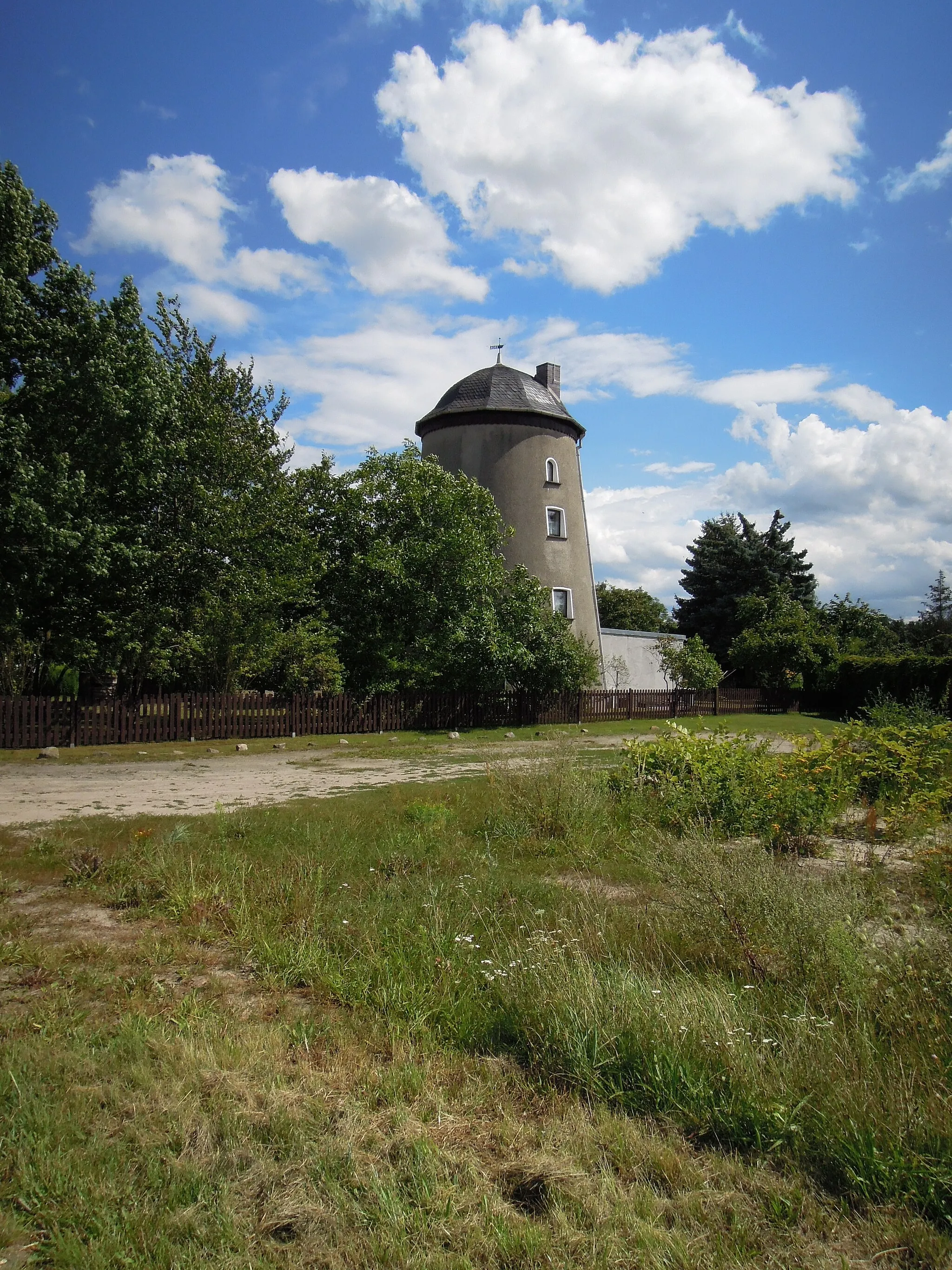 Photo showing: Holländermühle Blönsdorf -Fernansicht- Anfang August 2021