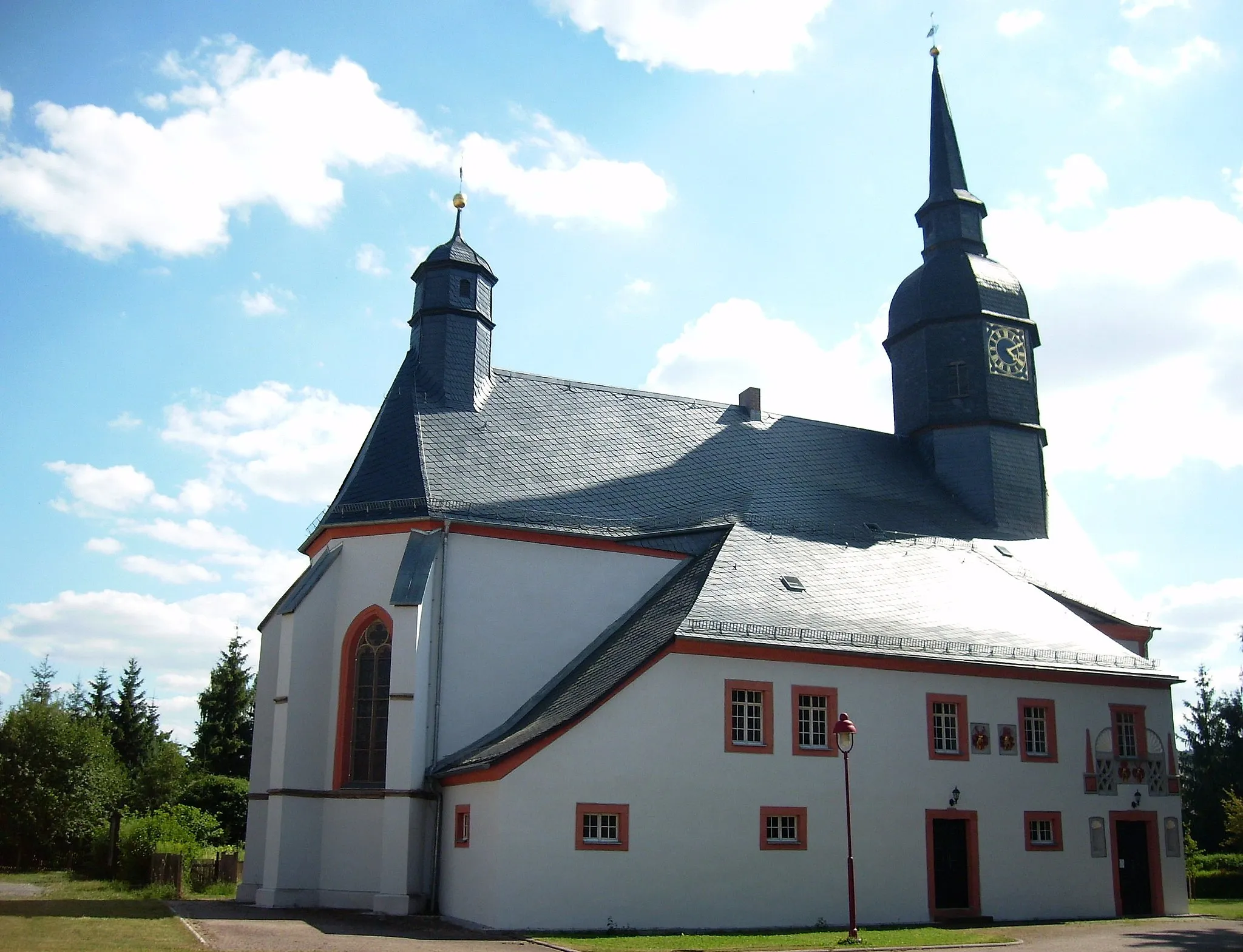 Photo showing: Church, Crossen an der Elster (district of Saale-Holzland-Kreis, Thuringia)