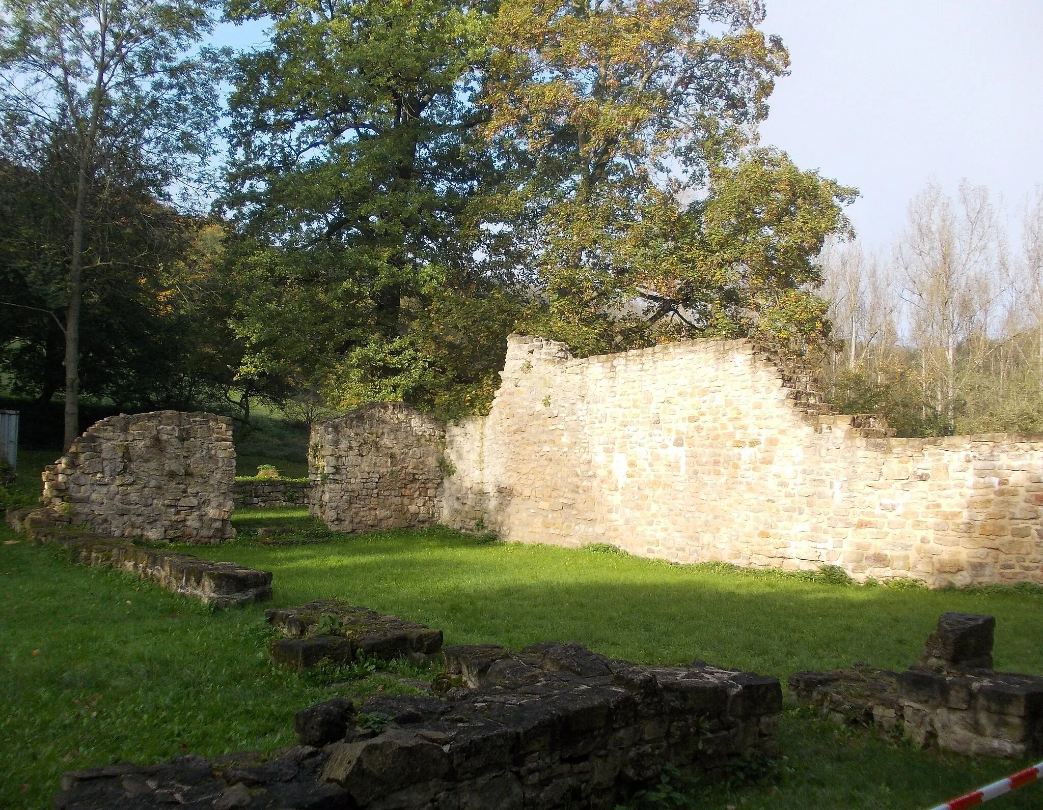 Photo showing: The ruins of St. Cyriacus' Church near Camburg (Dornburg-Camburg, district: Saale-Holzlandkreis, Thuringia)