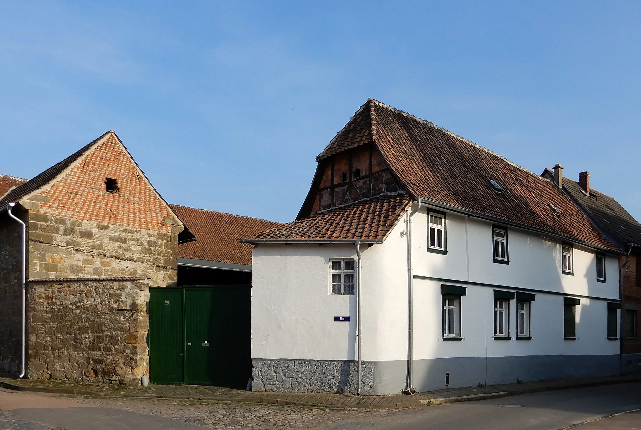 Photo showing: Gebäude in Badeborn, OT von Ballenstedt.