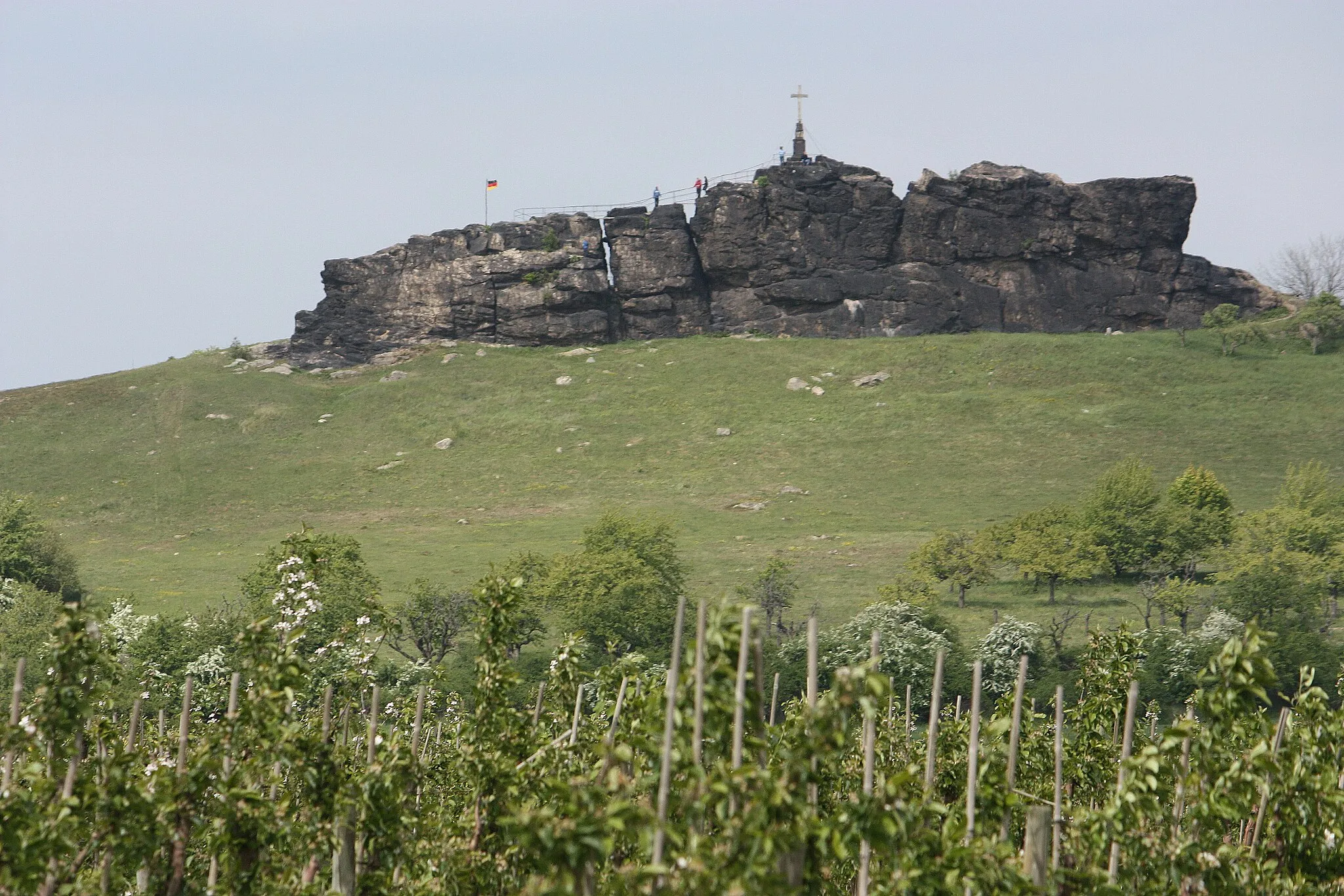 Photo showing: Ballenstedt, view to the rock Großer Gegenstein