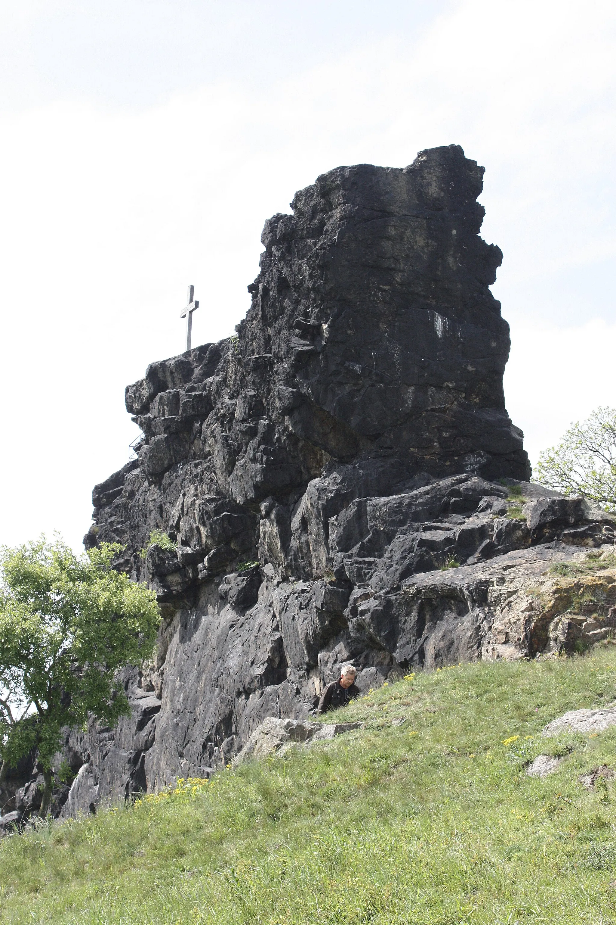 Photo showing: Ballenstedt, the rock Großer Gegenstein