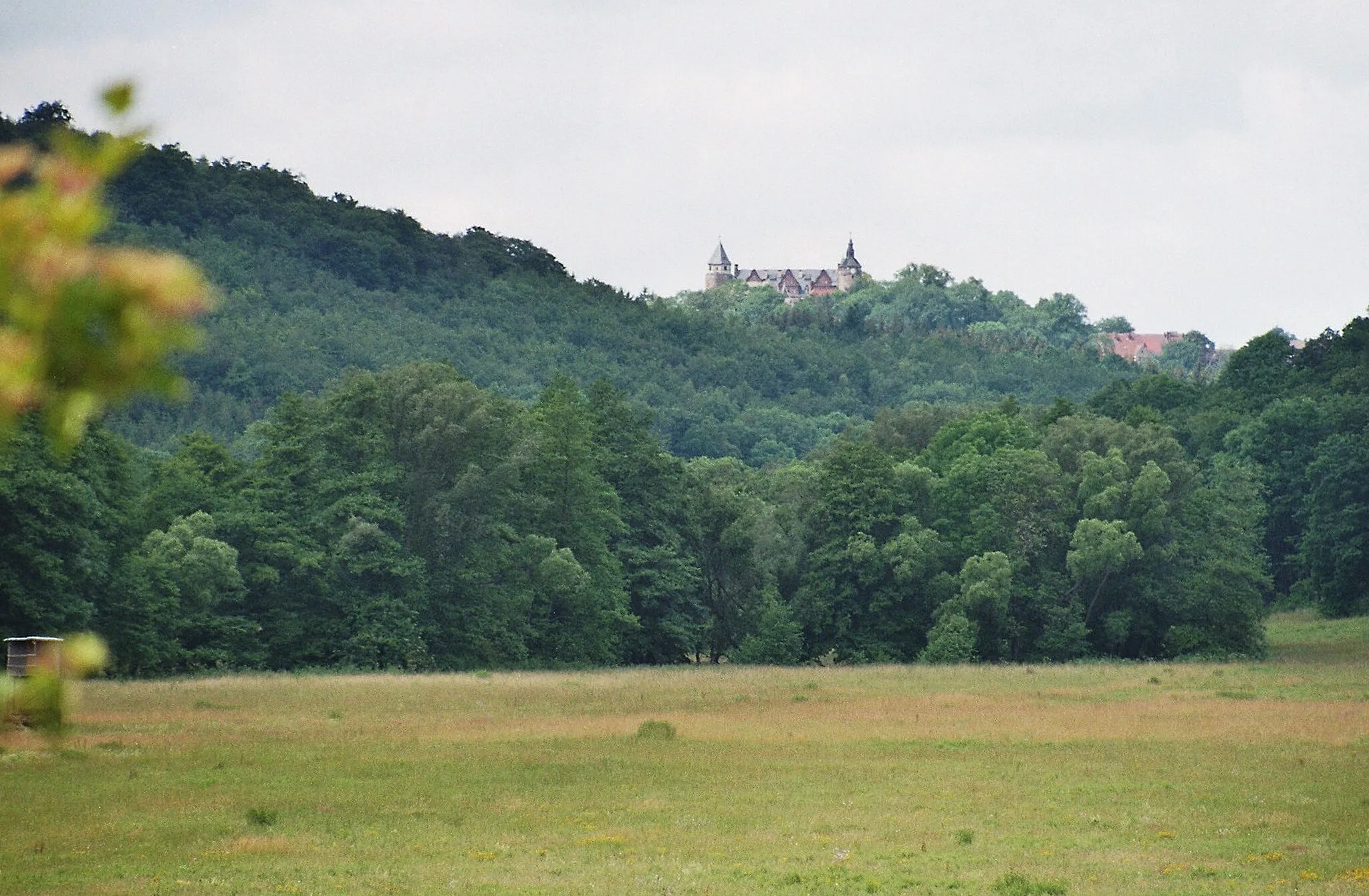 Photo showing: Rammelburg (Mansfeld), view to castle