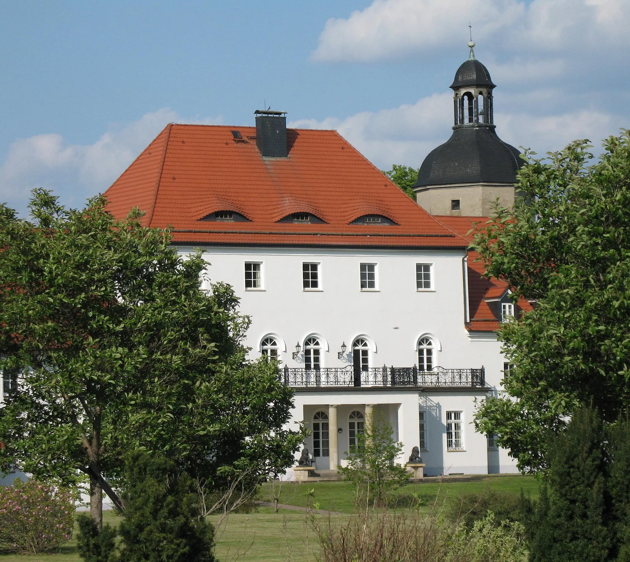 Photo showing: Manor in Großtreben in Saxony, Germany