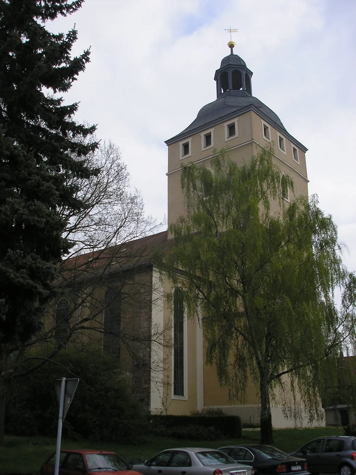 Photo showing: Die Stadtkirche von Greußen (Thüringen).