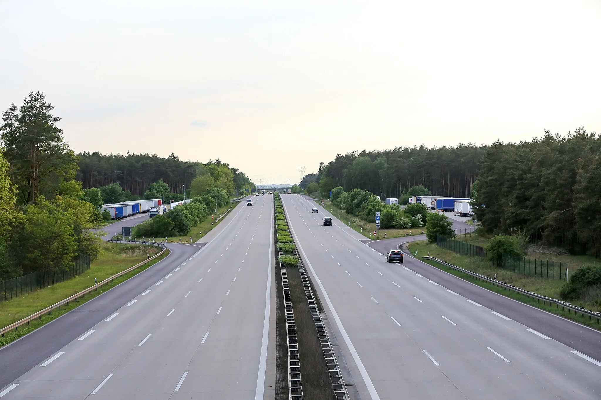 Photo showing: Die Bundesautobahn 2.